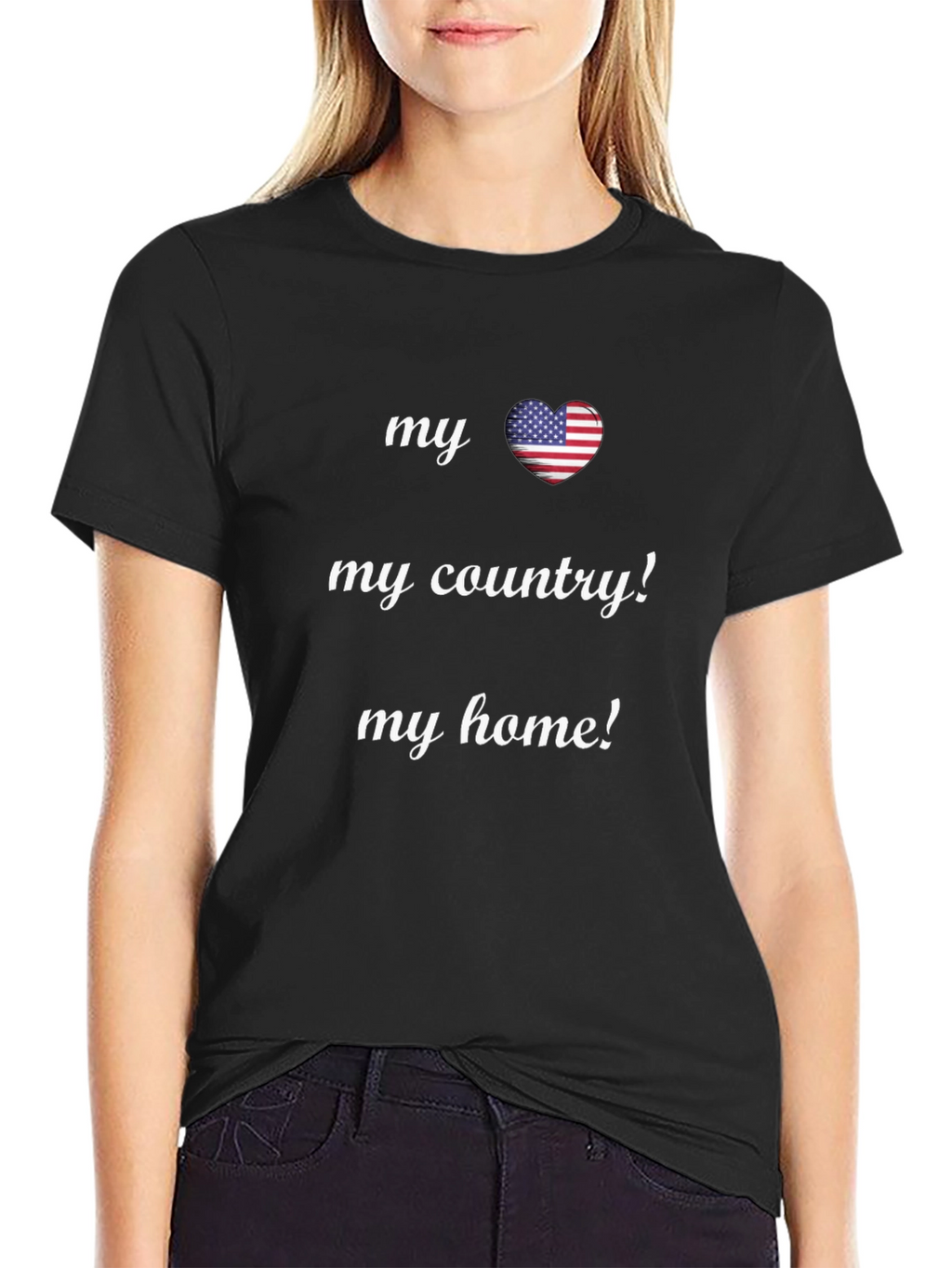 Patriotic T-Shirt: My Country My Home