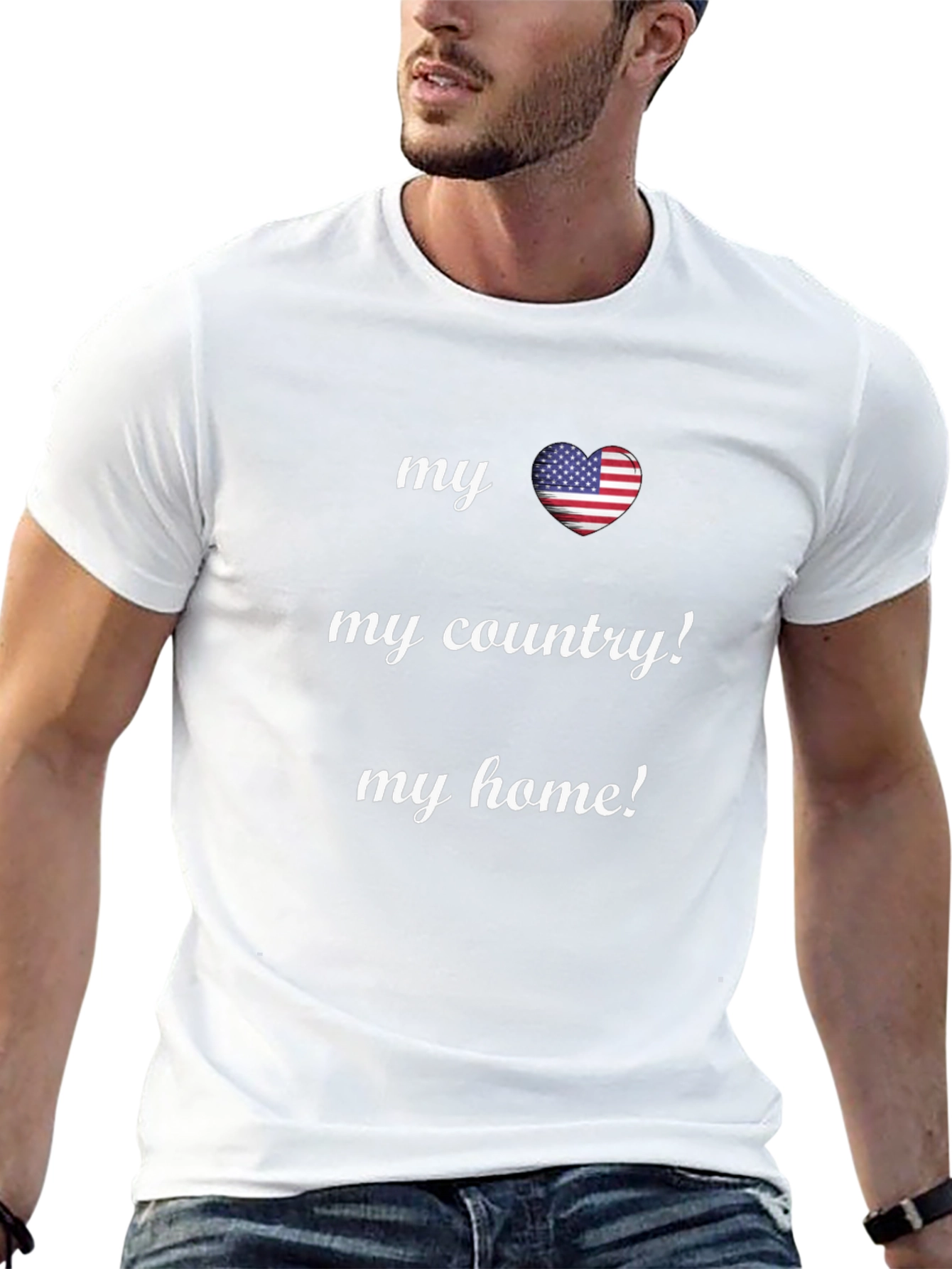 Patriotic T-Shirt: My Country My Home