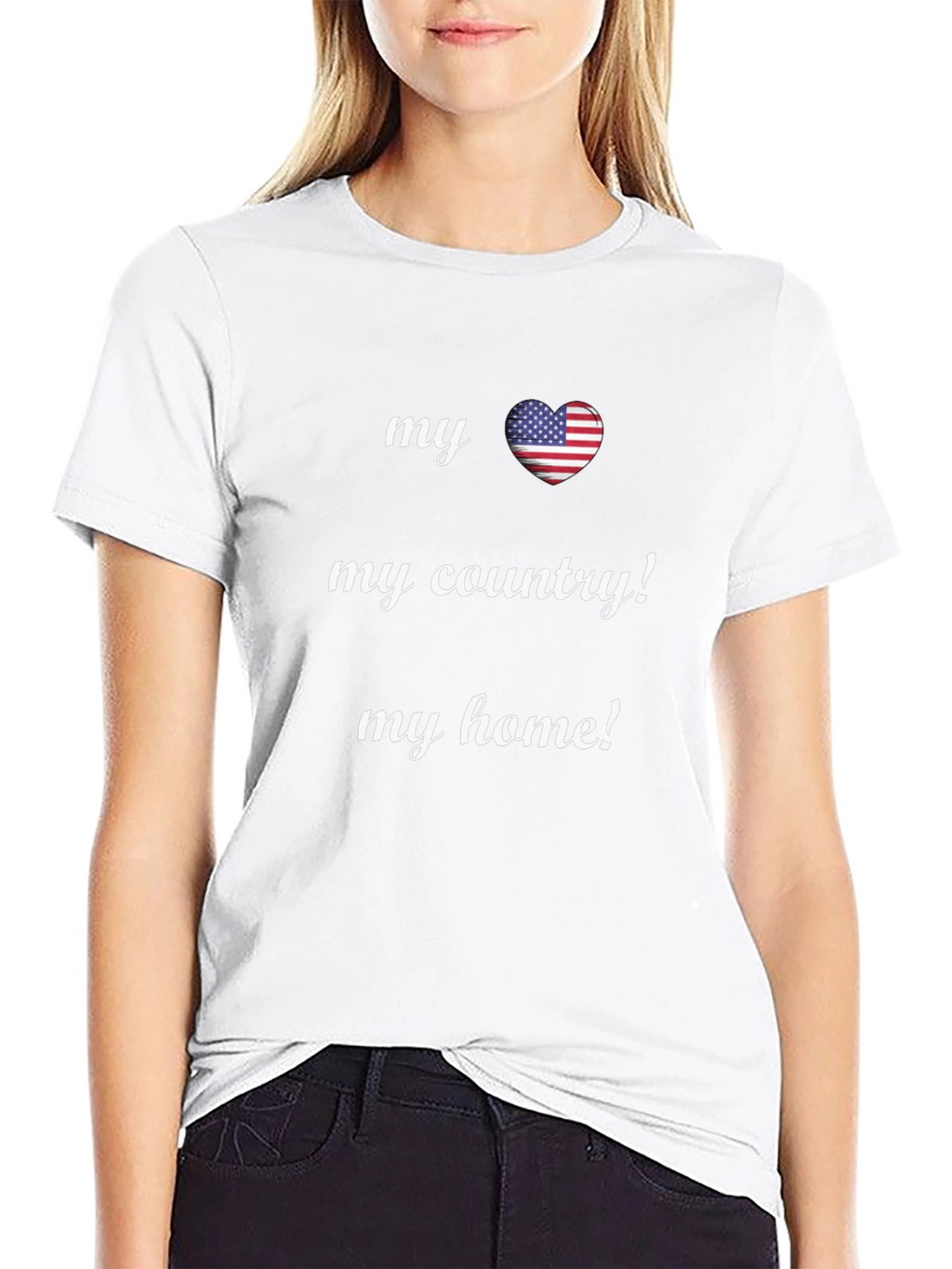 Patriotic T-Shirt: My Country My Home