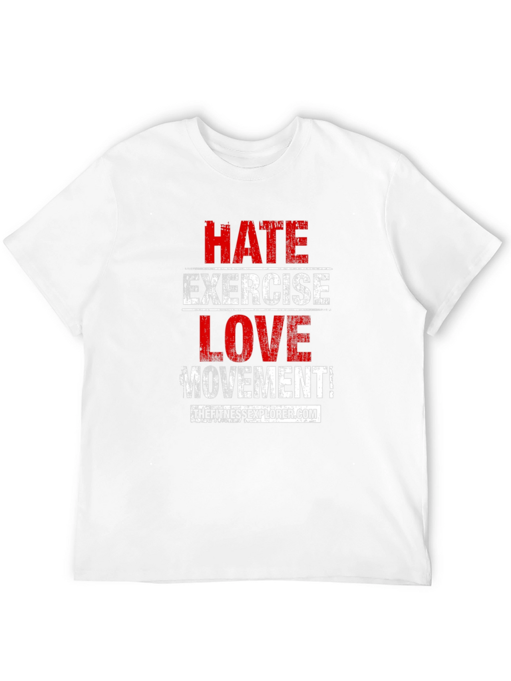 Hate Exercise Love Movement Black T-Shirt