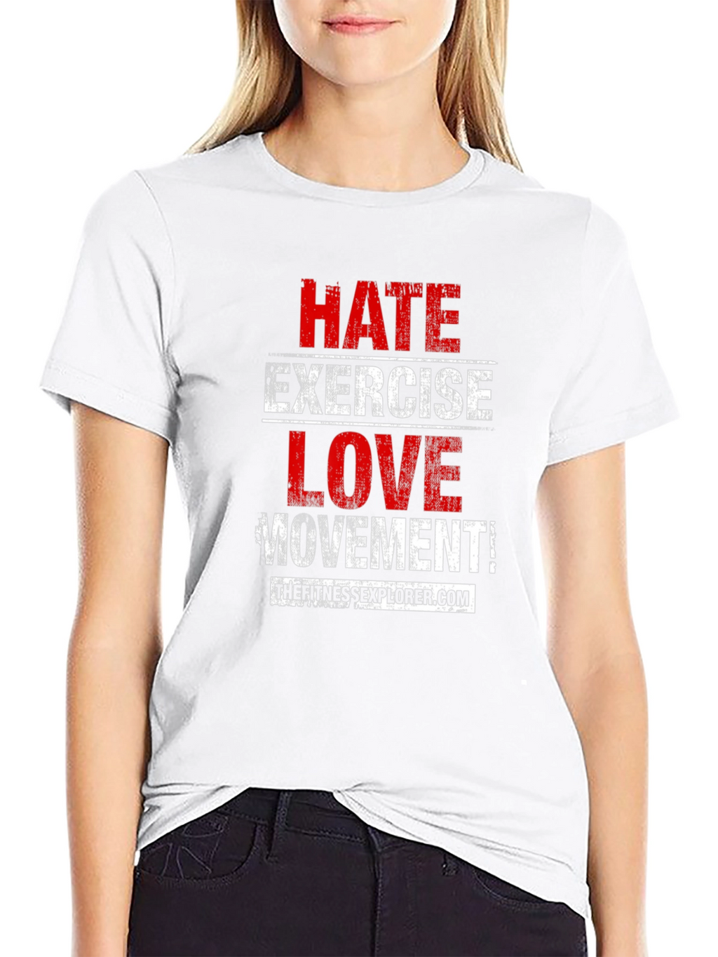 Hate Exercise Love Movement Black T-Shirt