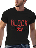 Blockchain Anarchy Graphic Tee - Black Cotton T-Shirt
