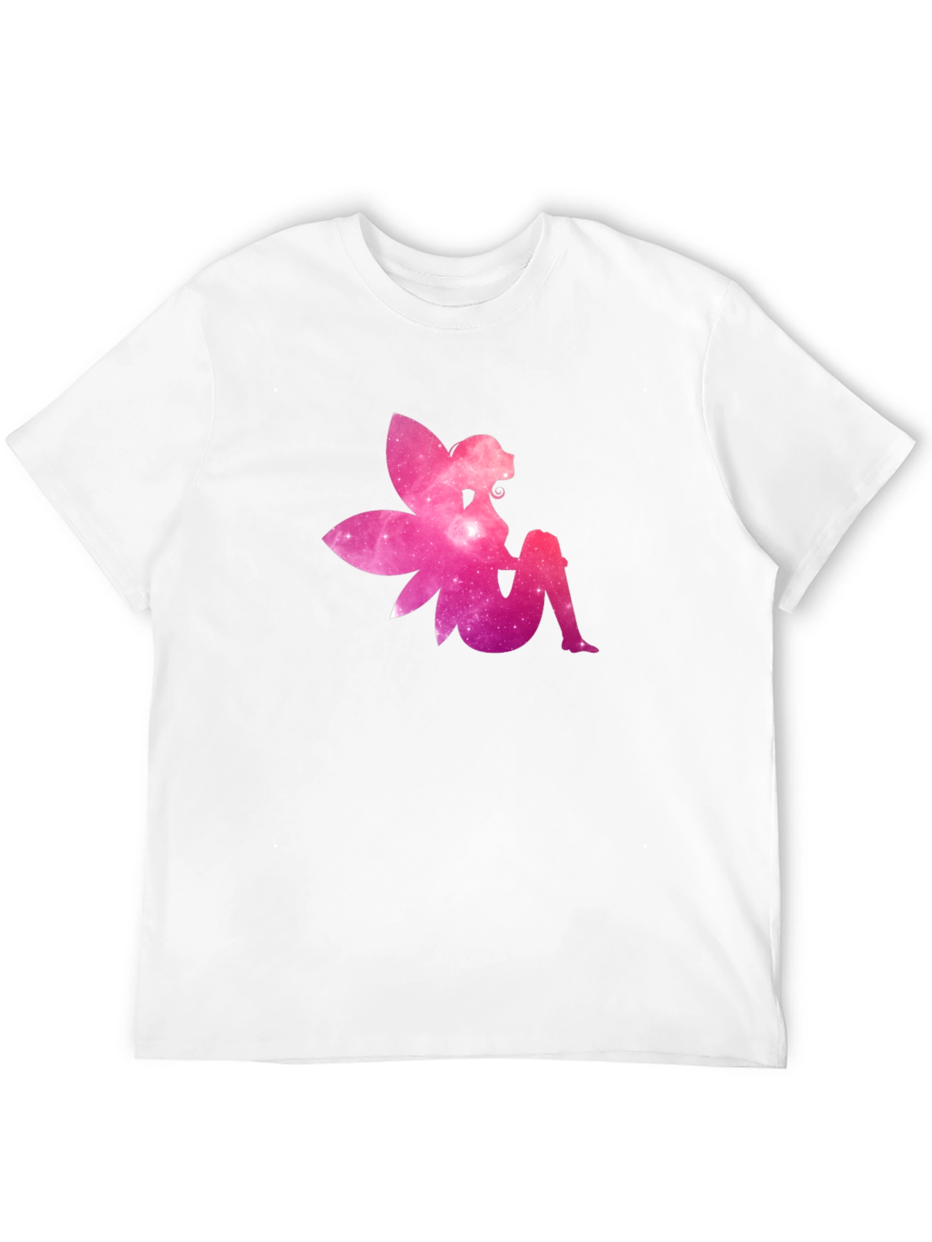 Galaxy Fairy Graphic Tee - Black Cotton T-Shirt