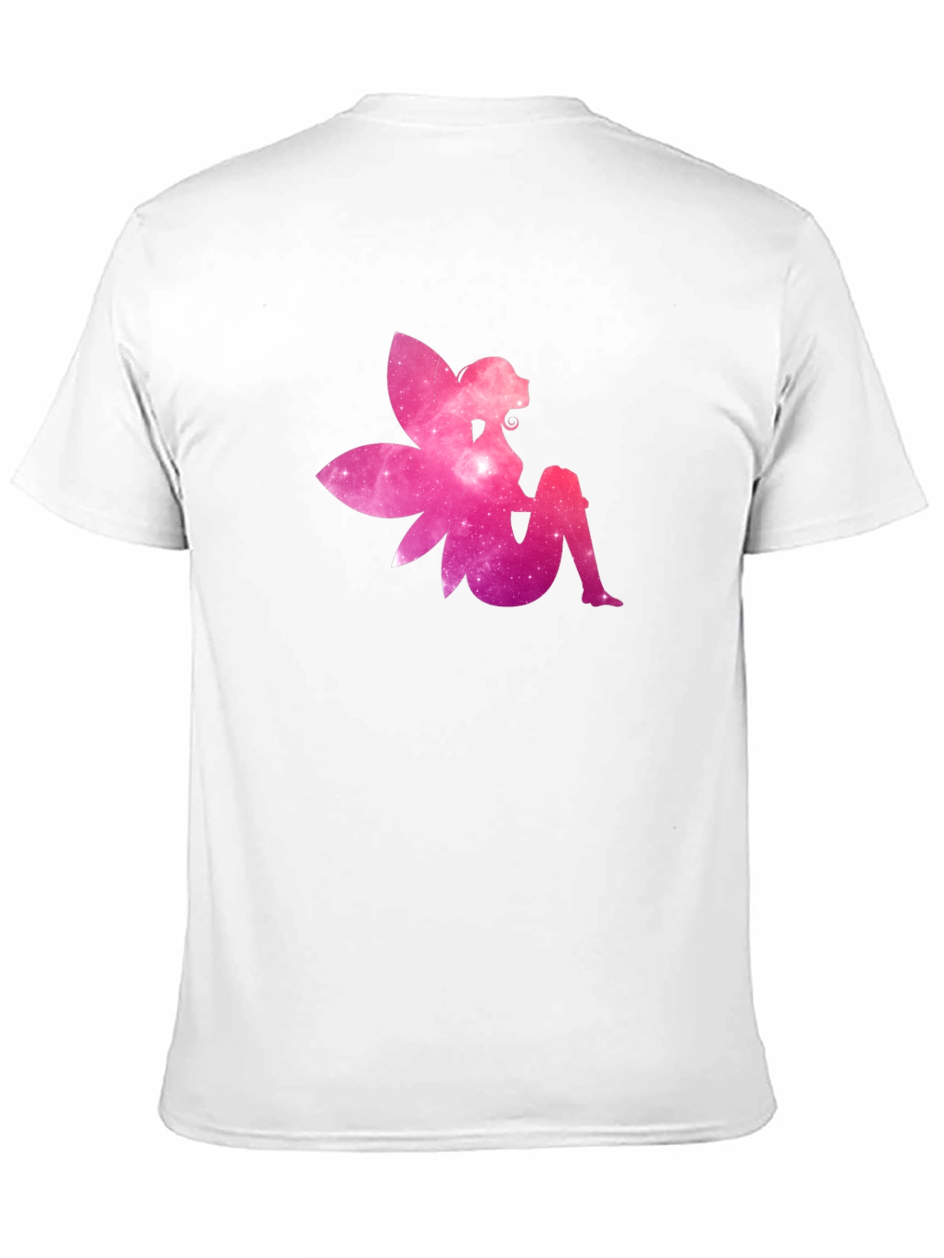 Galaxy Fairy Graphic Tee - Black Cotton T-Shirt