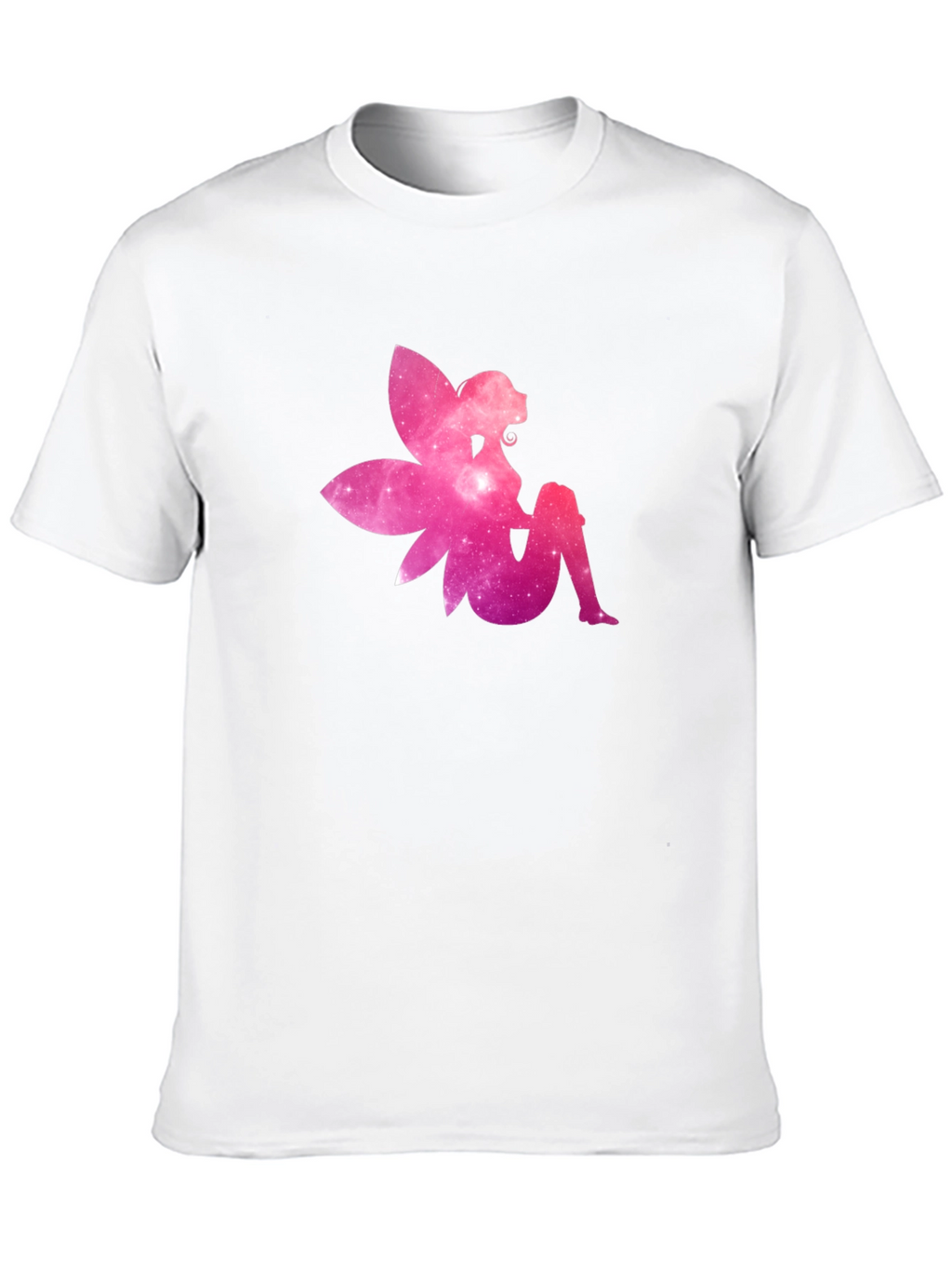 Galaxy Fairy Graphic Tee - Black Cotton T-Shirt
