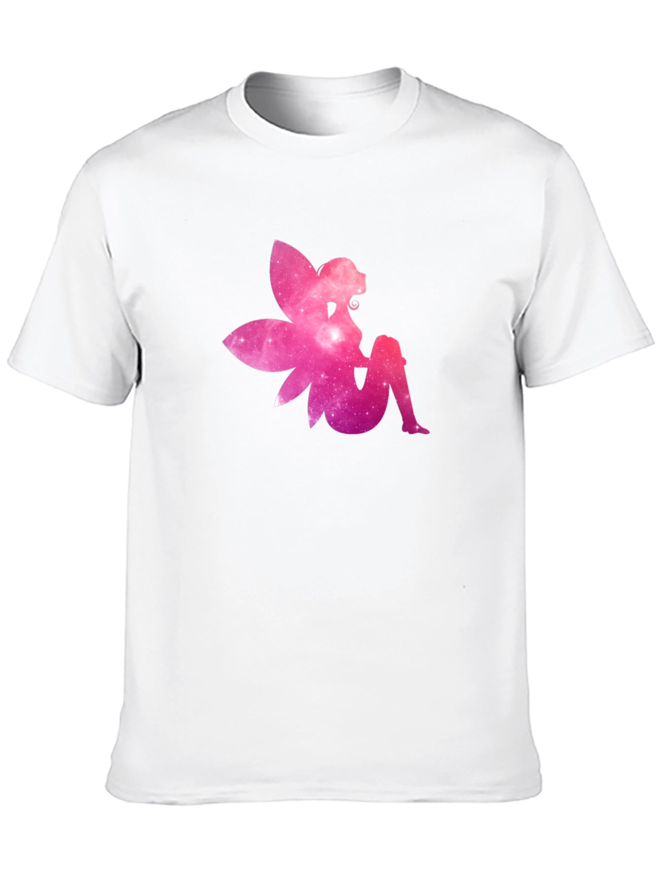 Galaxy Fairy Graphic Tee - Black Cotton T-Shirt