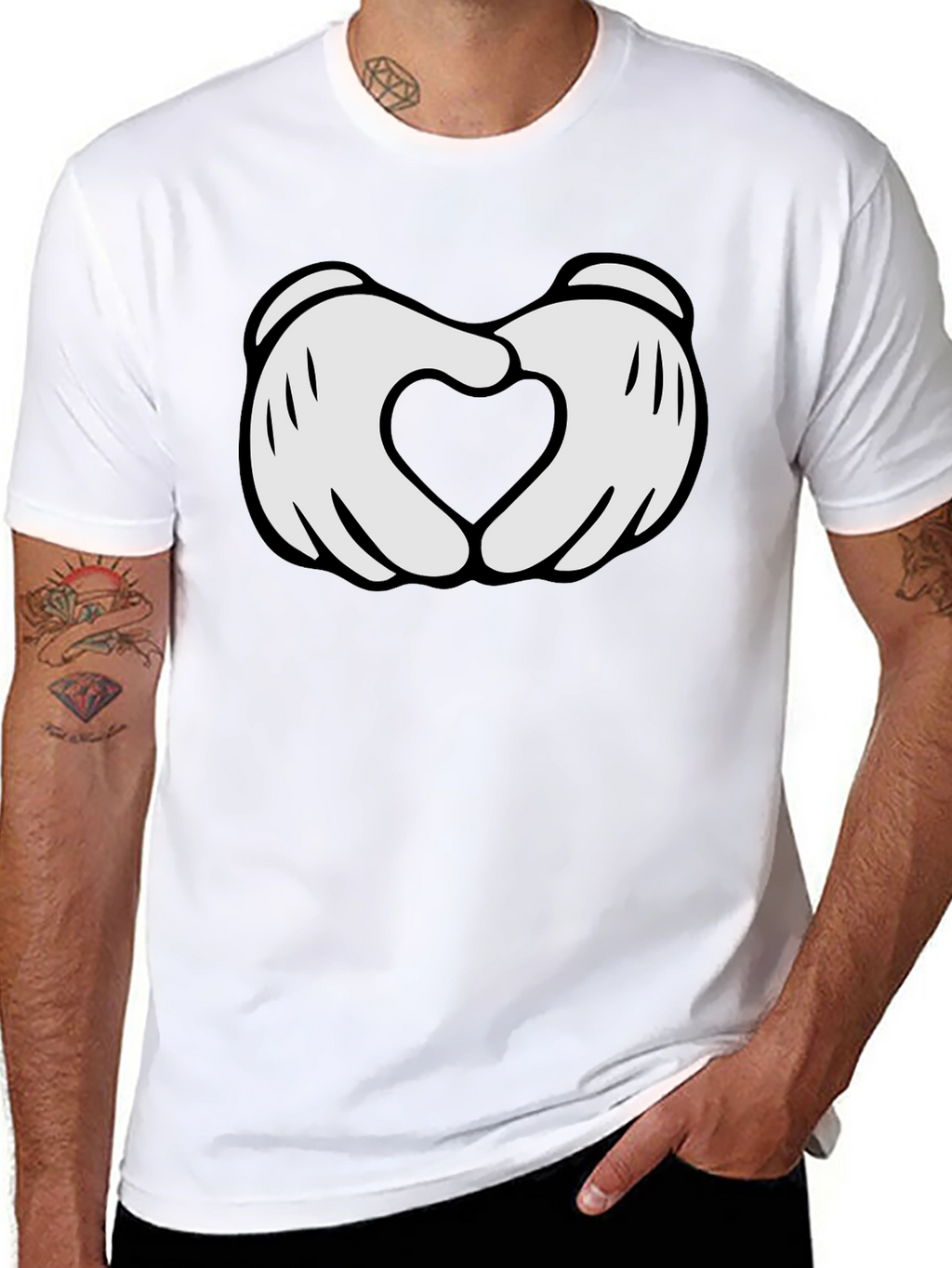 Heart Hands Graphic Tee