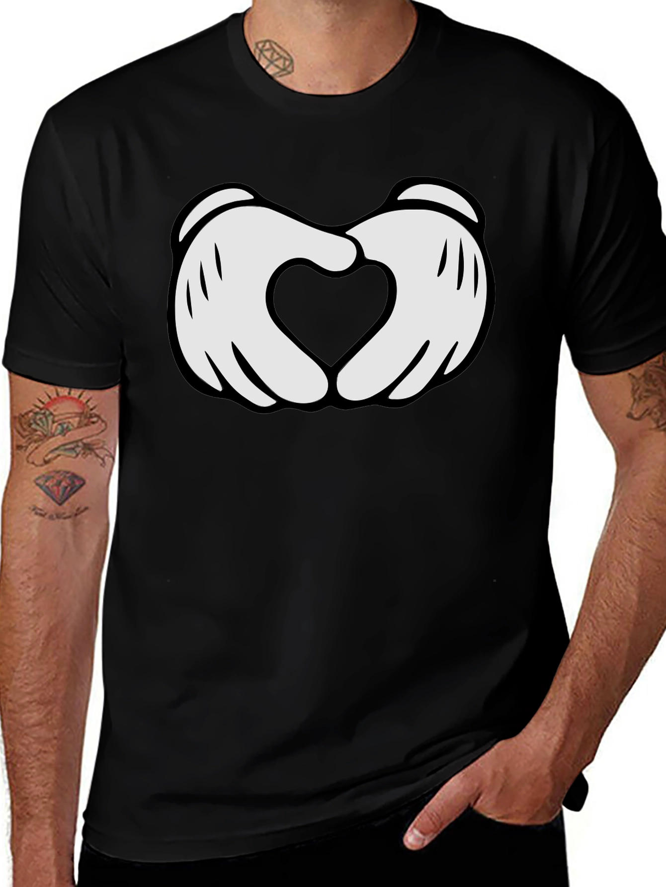 Heart Hands Graphic Tee