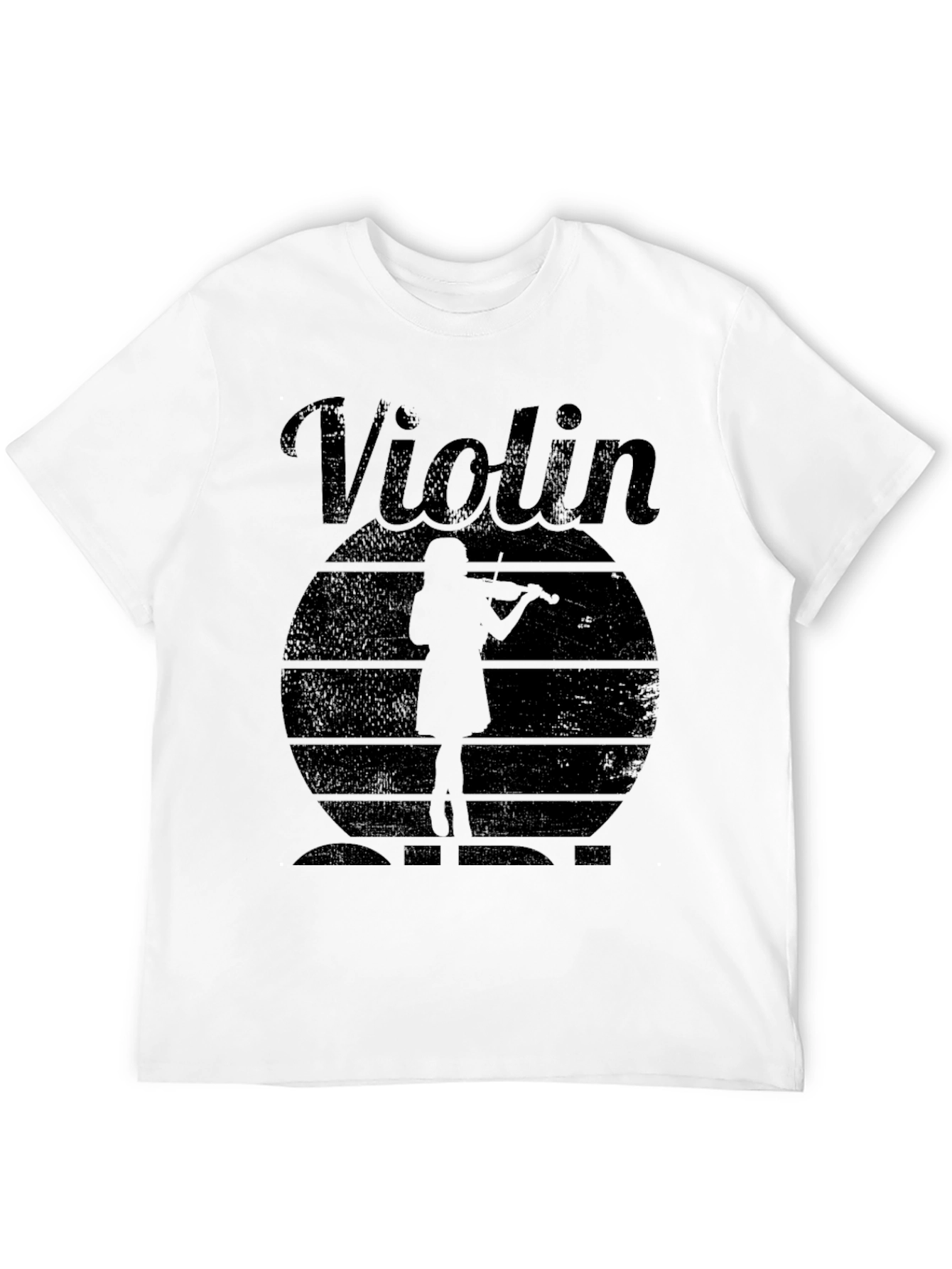 Violin Player Graphic Tee - Musician T-Shirt