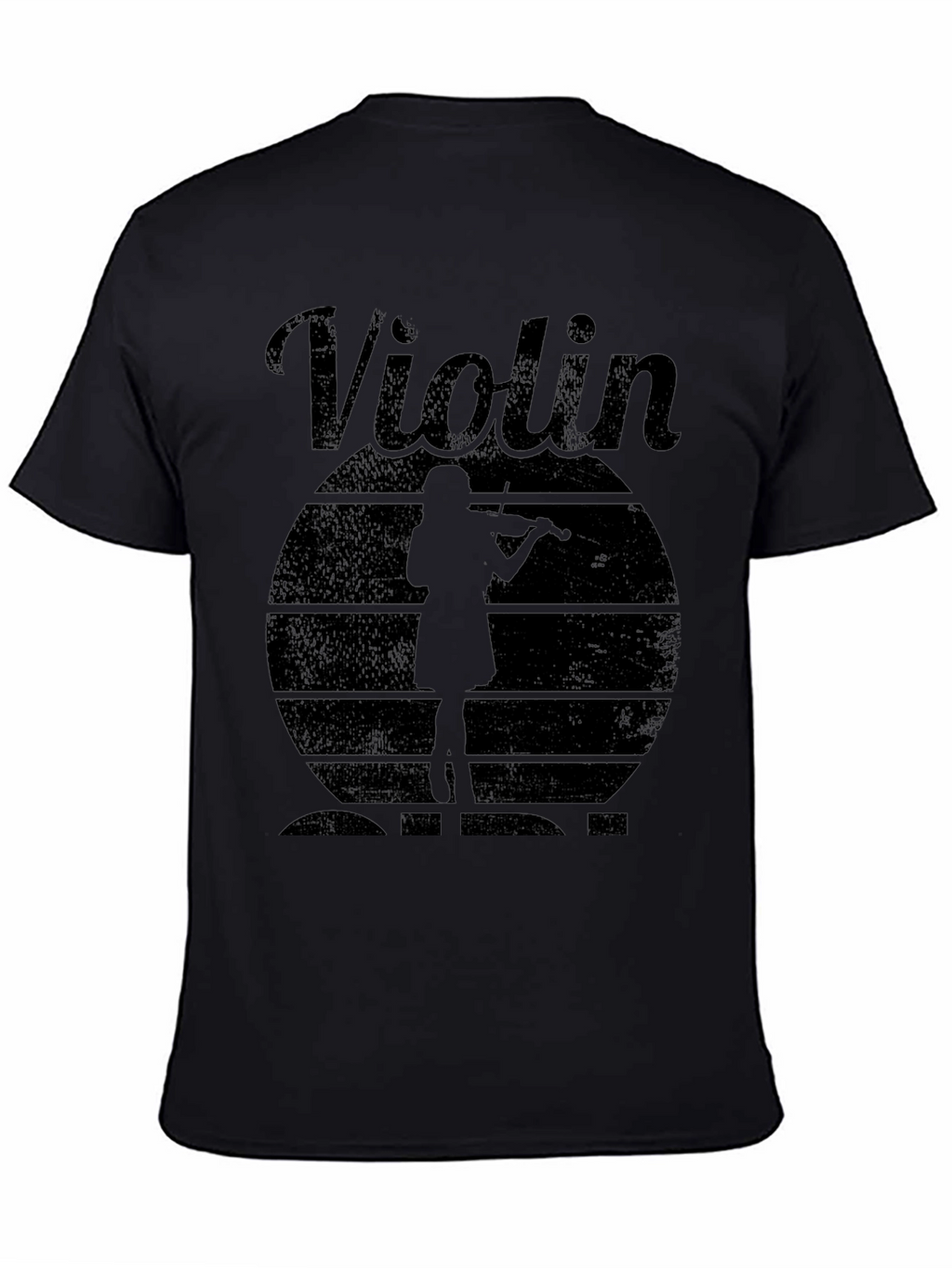 Violin Player Graphic Tee - Musician T-Shirt