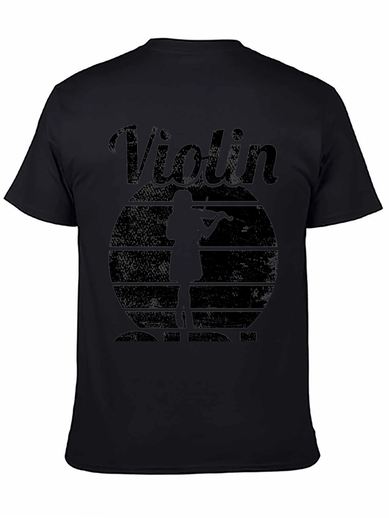 Violin Player Graphic Tee - Musician T-Shirt