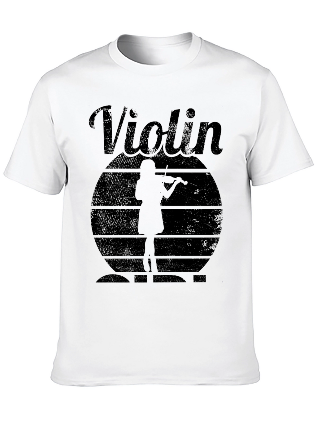 Violin Player Graphic Tee - Musician T-Shirt