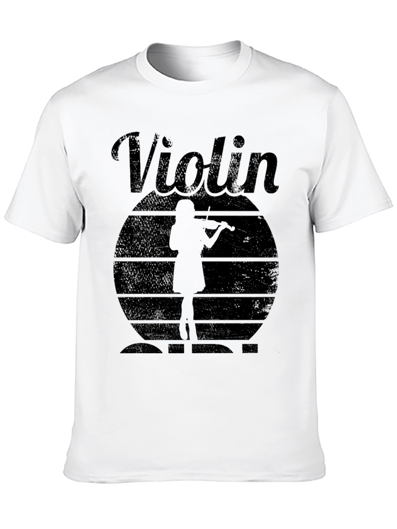 Violin Player Graphic Tee - Musician T-Shirt
