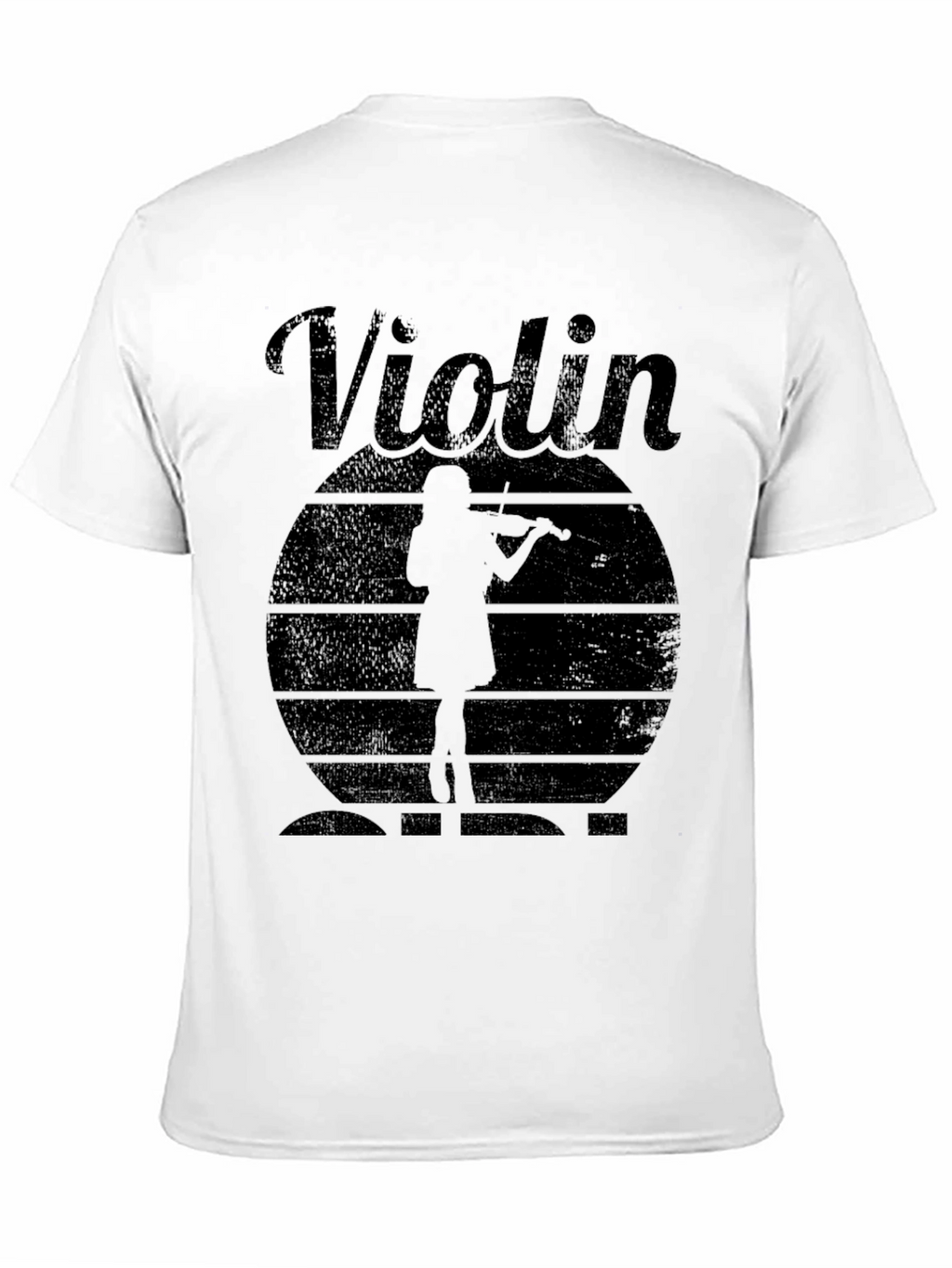 Violin Player Graphic Tee - Musician T-Shirt