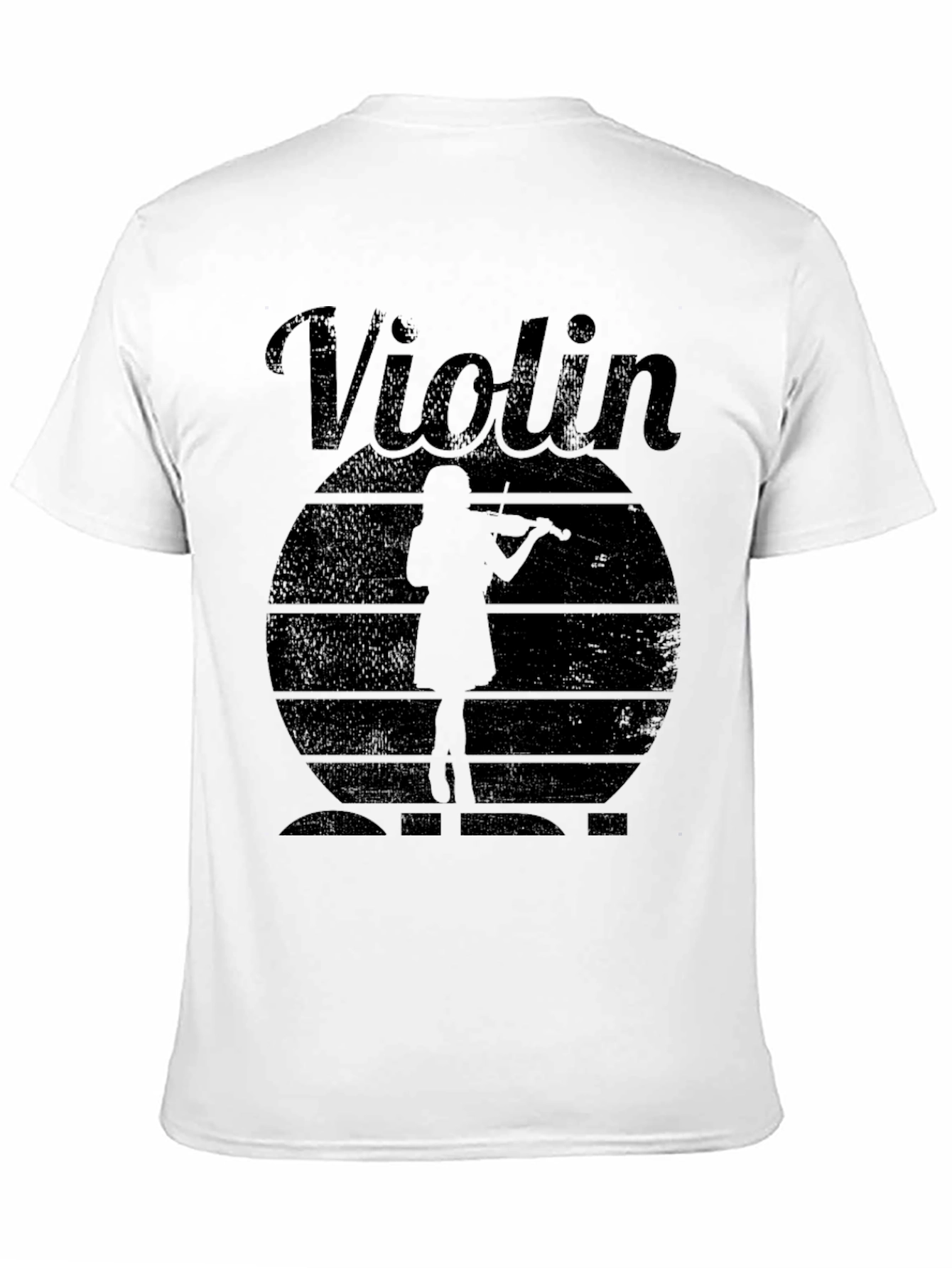 Violin Player Graphic Tee - Musician T-Shirt