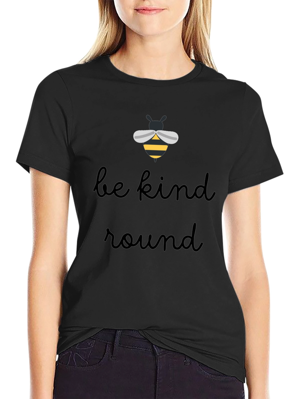 Be Kind Round Bee T-Shirt