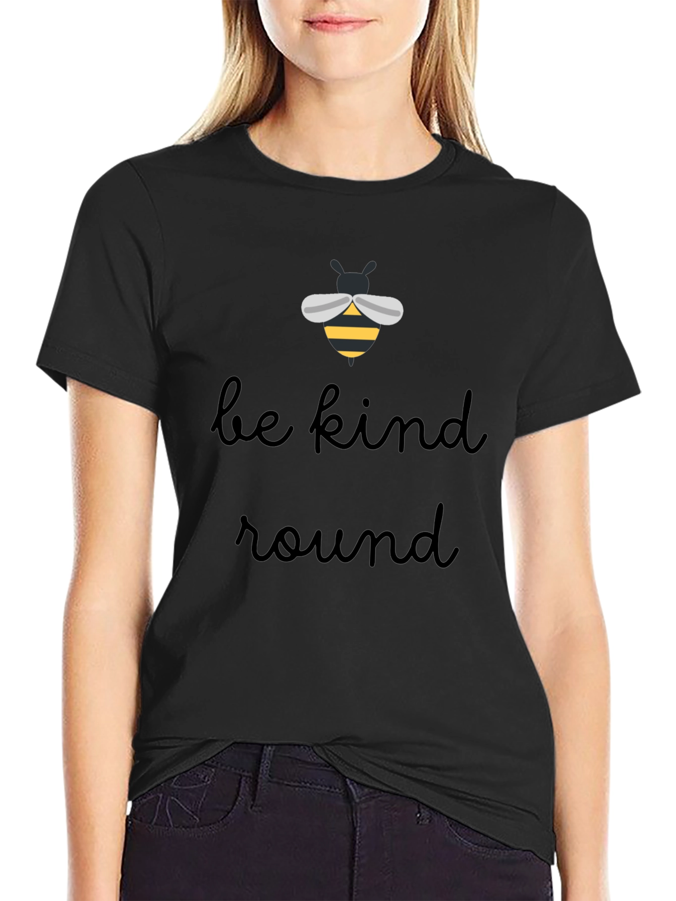 Be Kind Round Bee T-Shirt