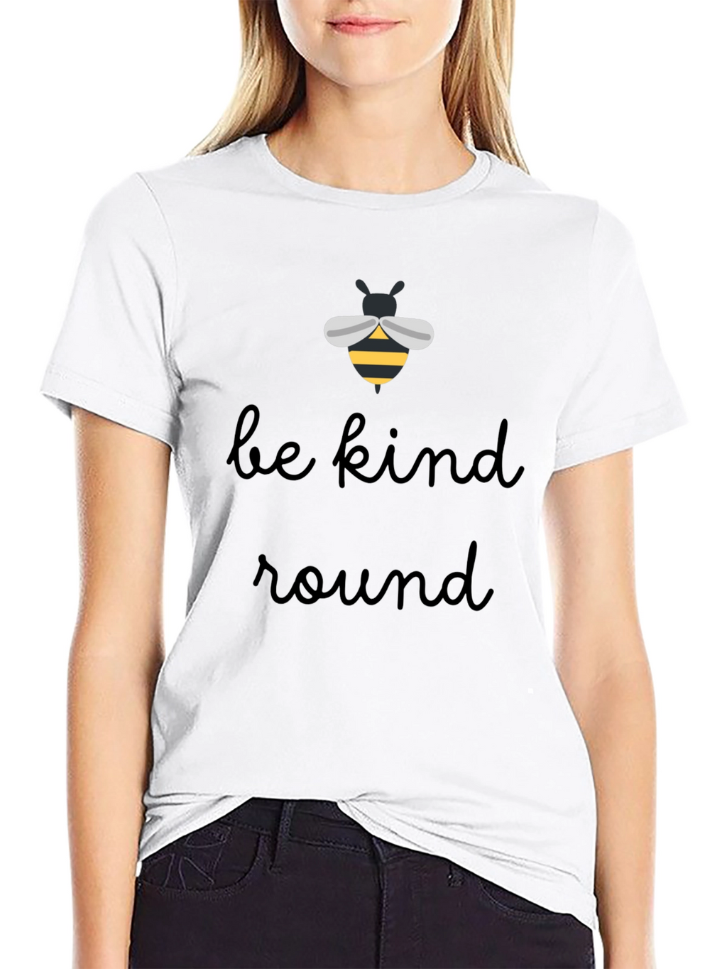 Be Kind Round Bee T-Shirt