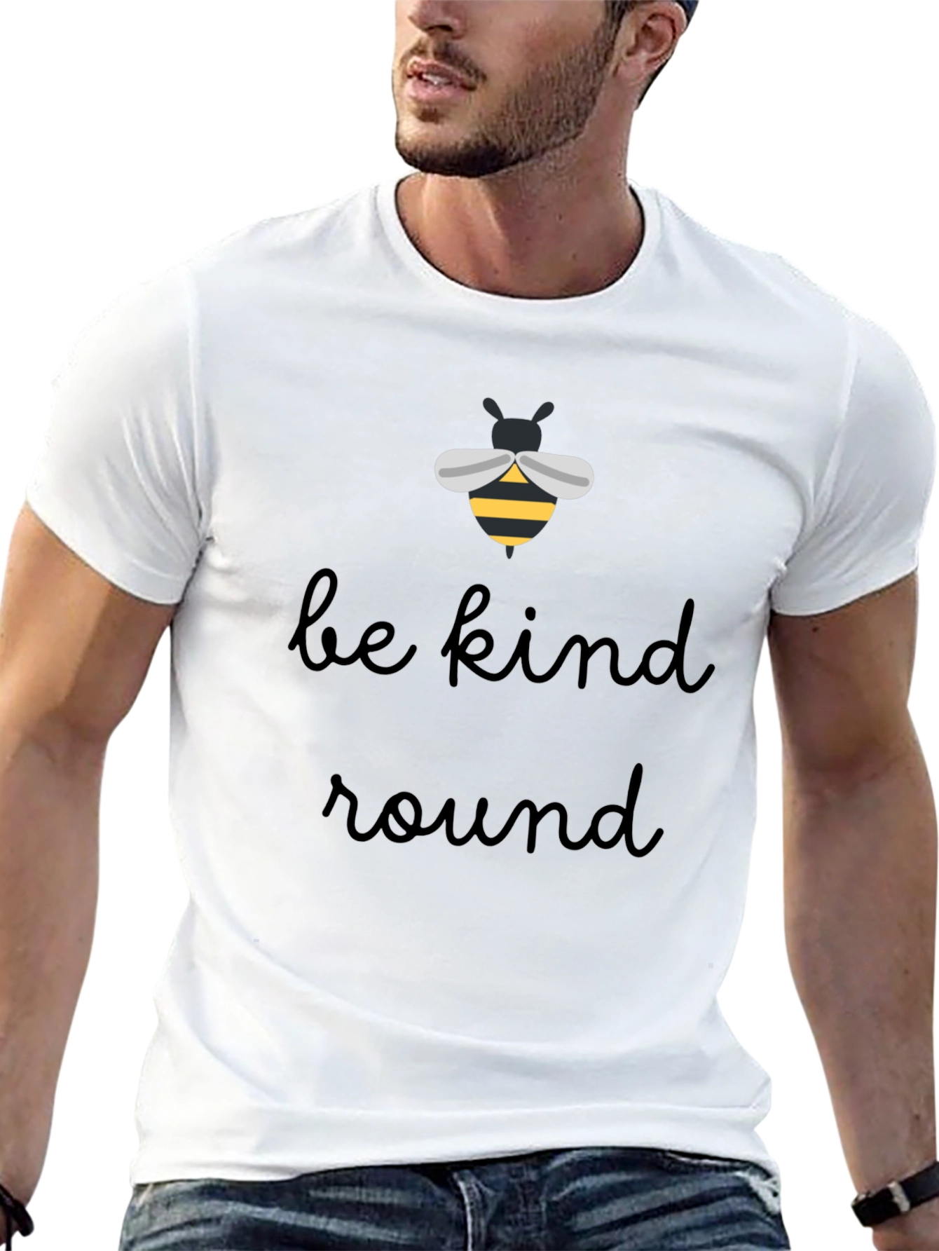 Be Kind Round Bee T-Shirt