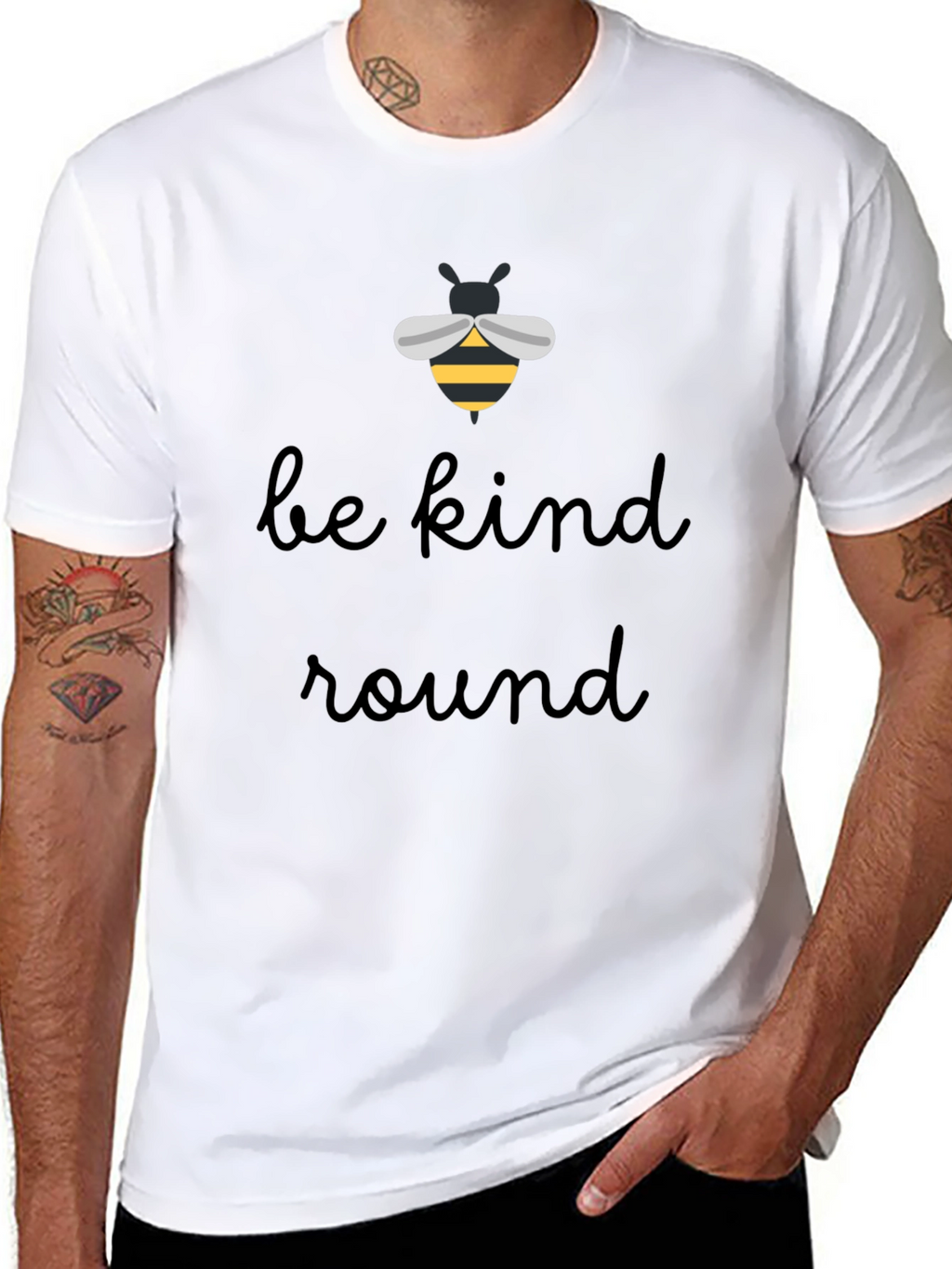Be Kind Round Bee T-Shirt