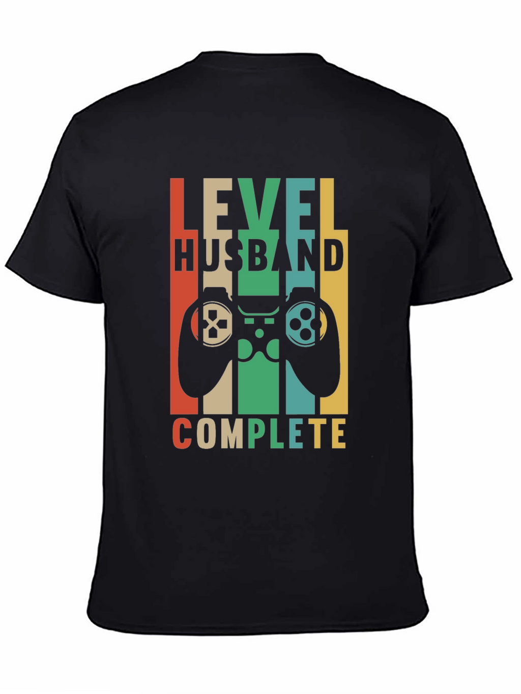 Level Husband Complete T-Shirt - Gamer Anniversary Tee