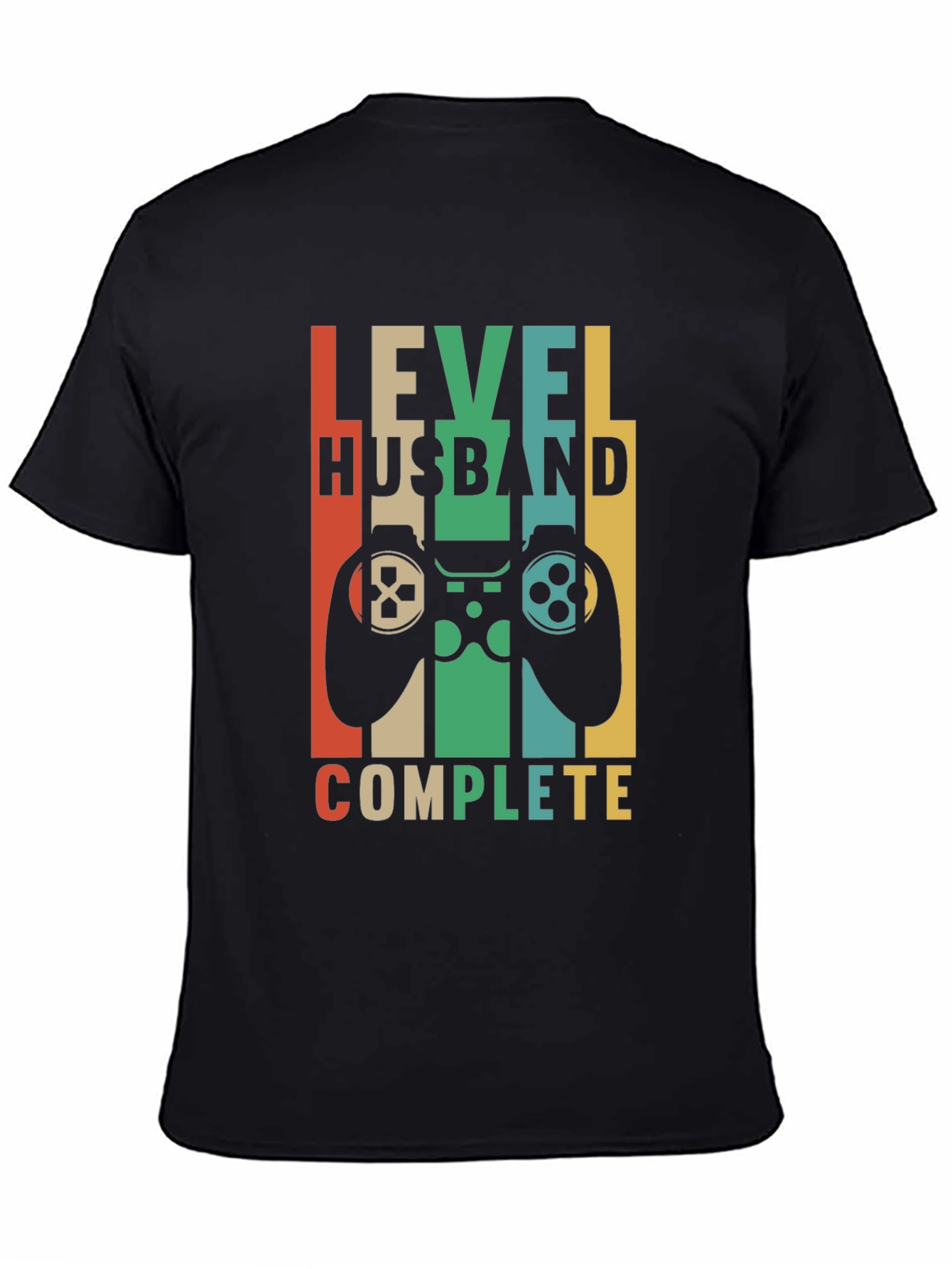 Level Husband Complete T-Shirt - Gamer Anniversary Tee