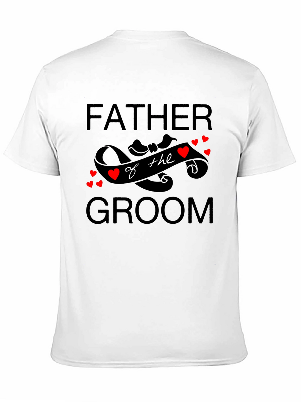 Father of the Groom Black T-Shirt