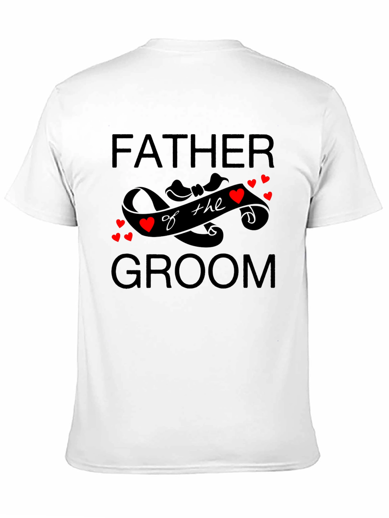Father of the Groom Black T-Shirt