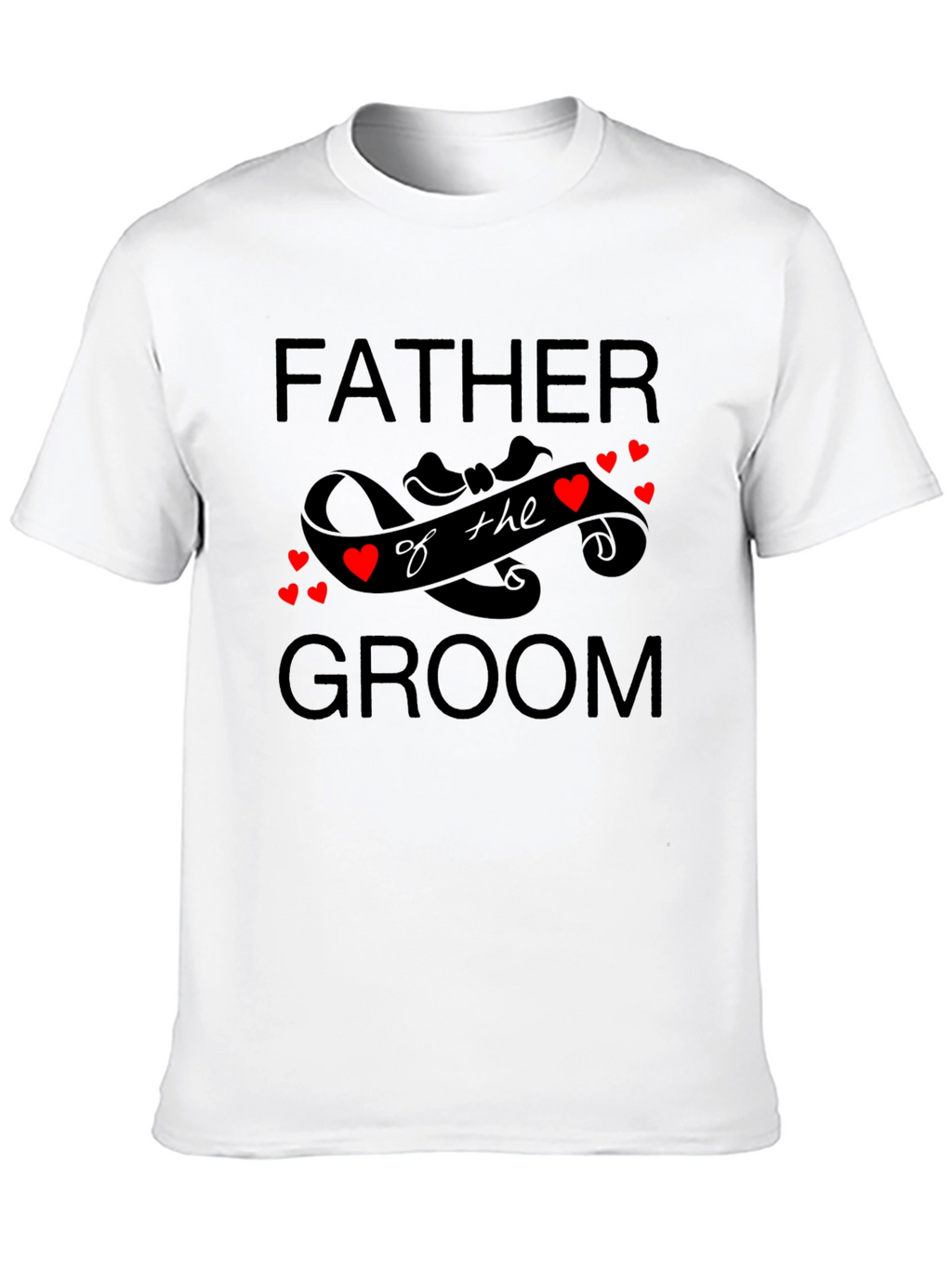 Father of the Groom Black T-Shirt