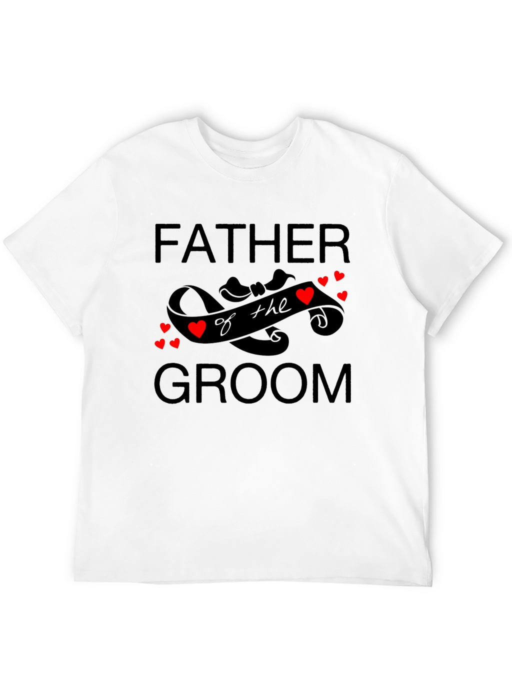 Father of the Groom Black T-Shirt