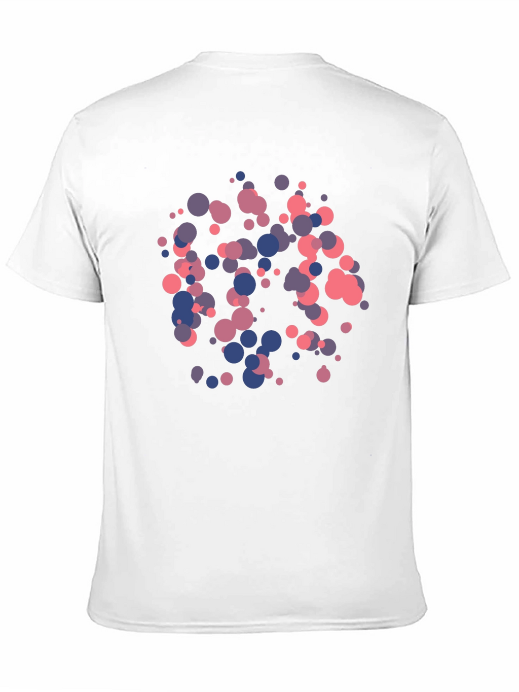 Abstract Dot Pattern Black T-Shirt