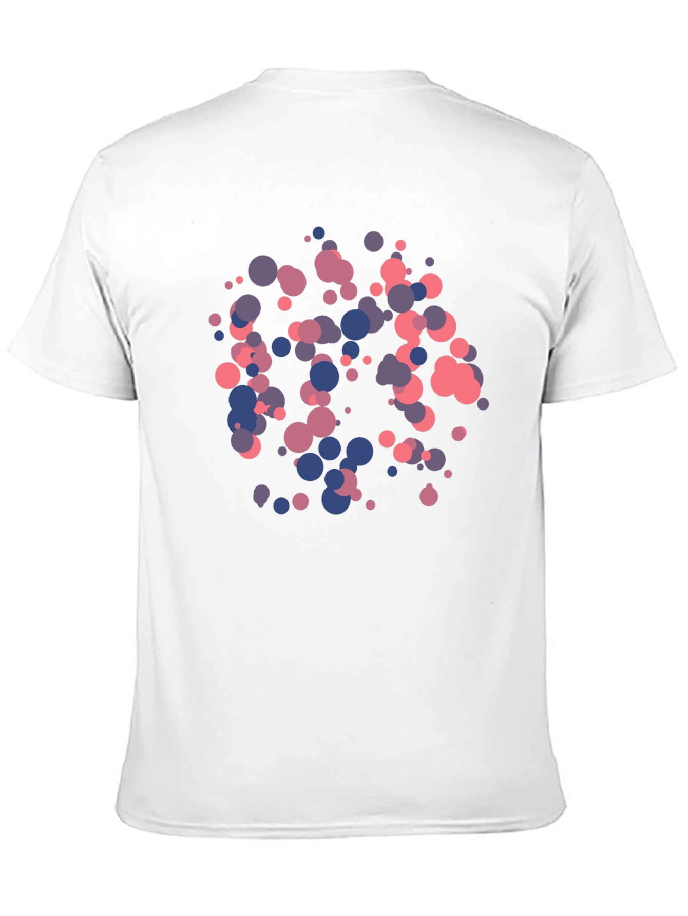 Abstract Dot Pattern Black T-Shirt
