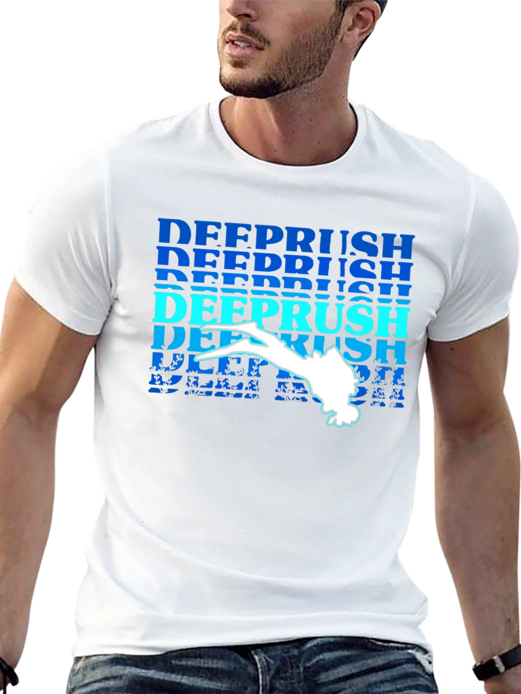 Deeprush Scuba Diver Graphic Tee