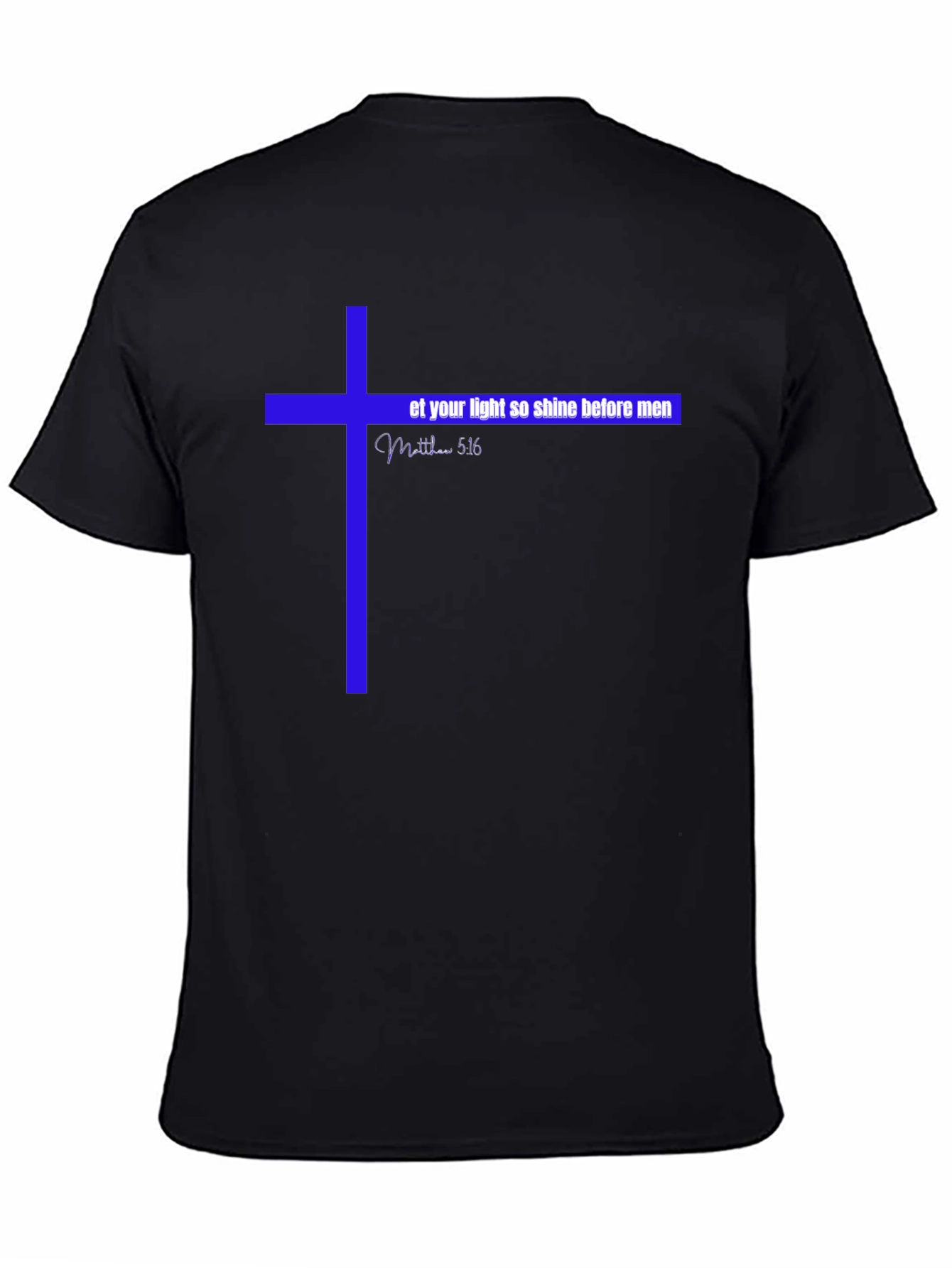 Christian T-Shirt - Let Your Light Shine - Matthew 5:16