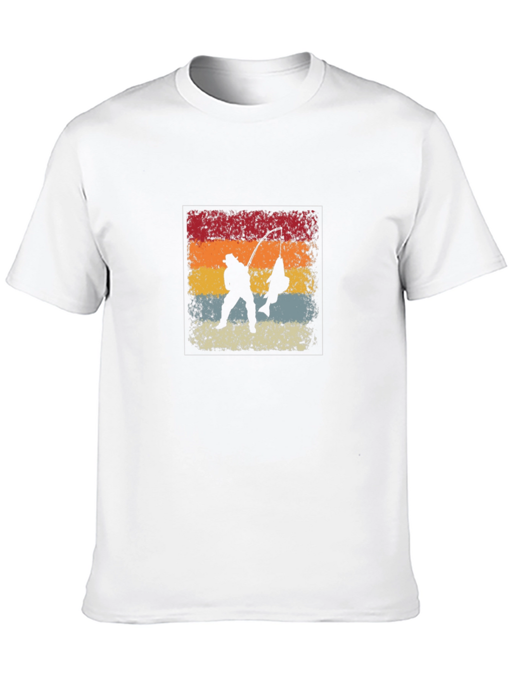 Retro Fishing T-Shirt - Fishermans Catch Tee