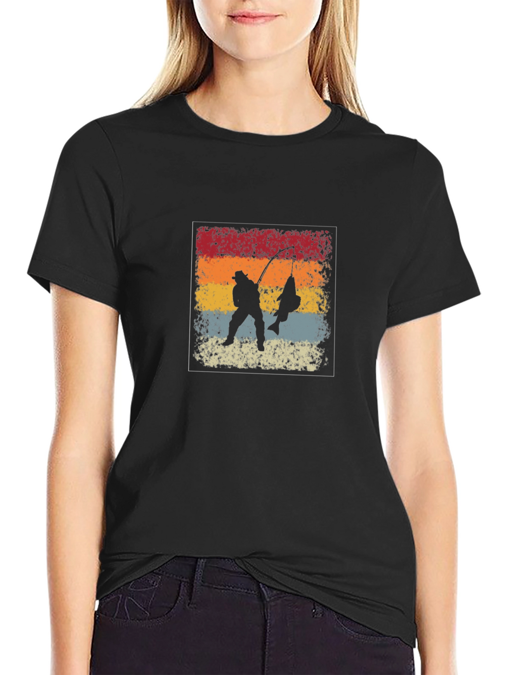 Retro Fishing T-Shirt - Fishermans Catch Tee