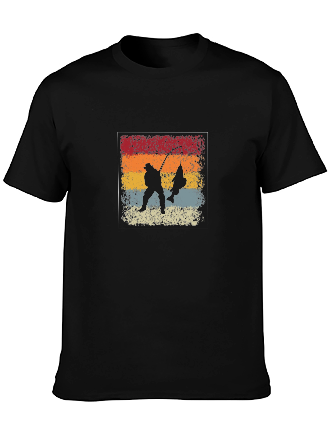Retro Fishing T-Shirt - Fishermans Catch Tee