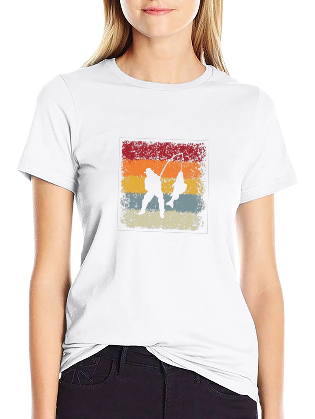 Retro Fishing T-Shirt - Fishermans Catch Tee