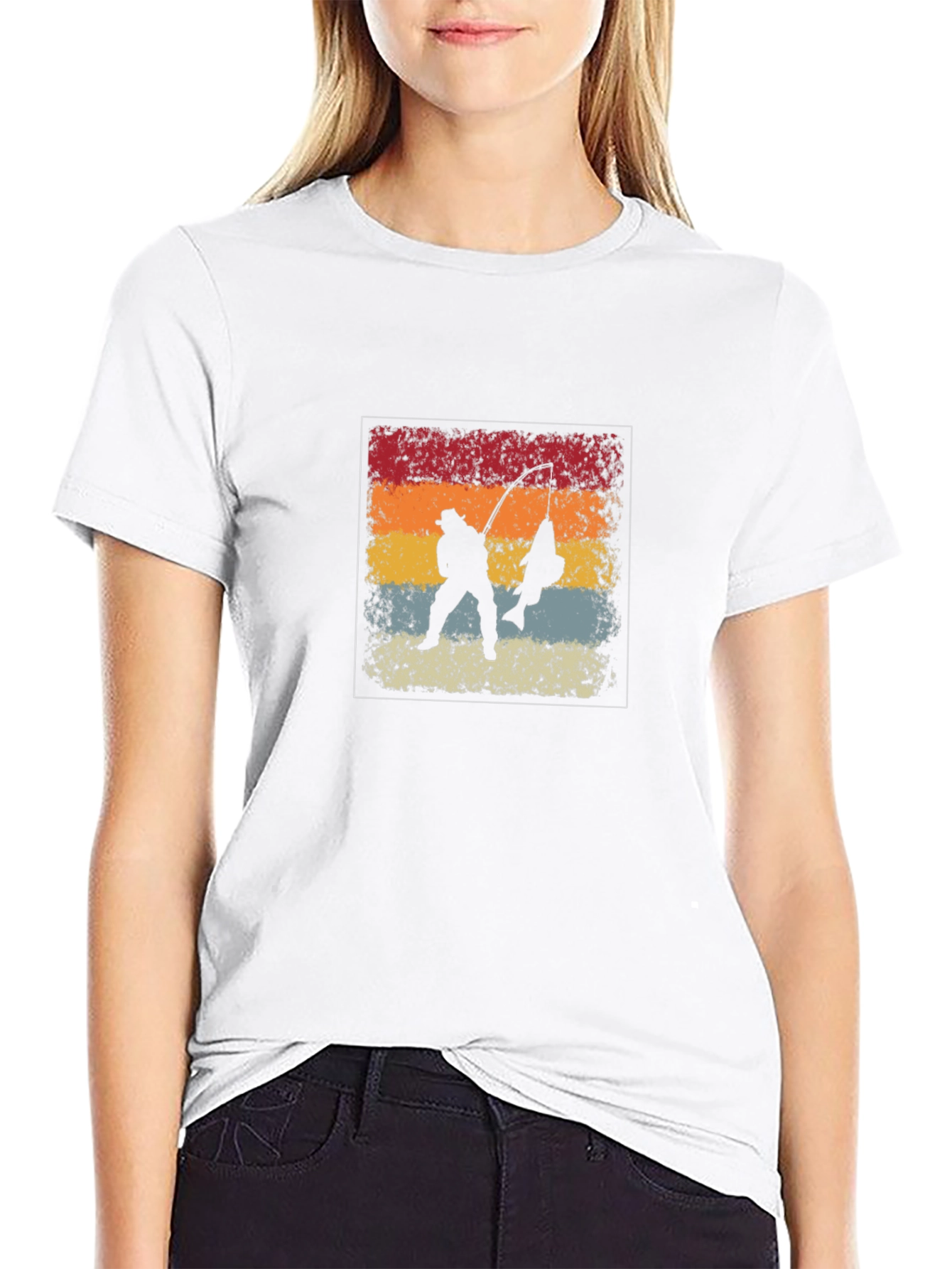 Retro Fishing T-Shirt - Fishermans Catch Tee