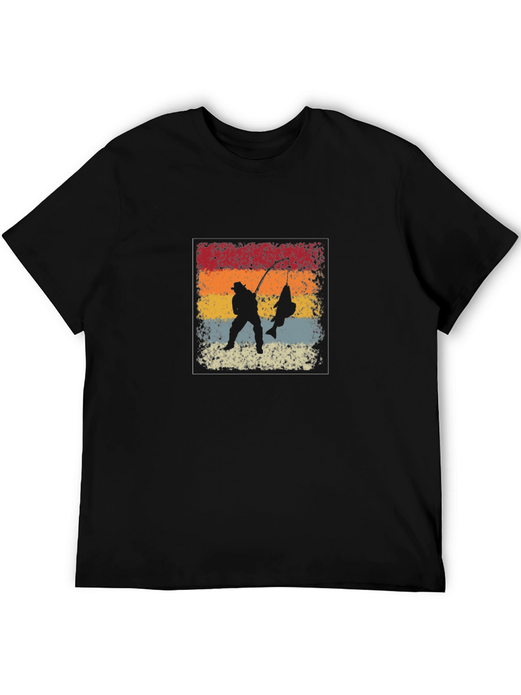 Retro Fishing T-Shirt - Fishermans Catch Tee