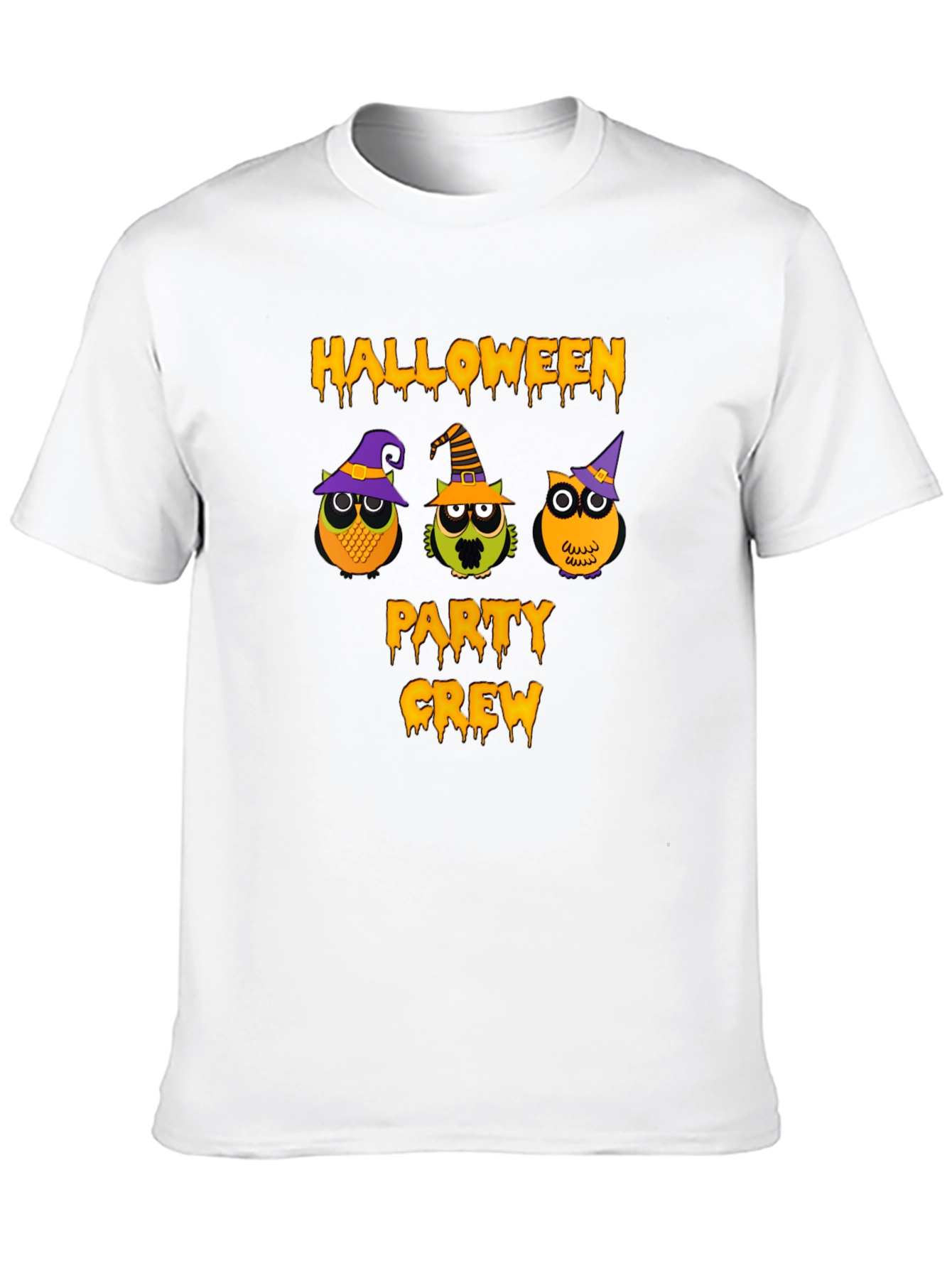Halloween Party Crew Owl T-Shirt