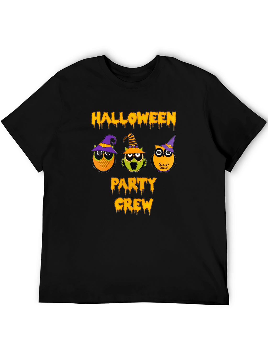 Halloween Party Crew Owl T-Shirt