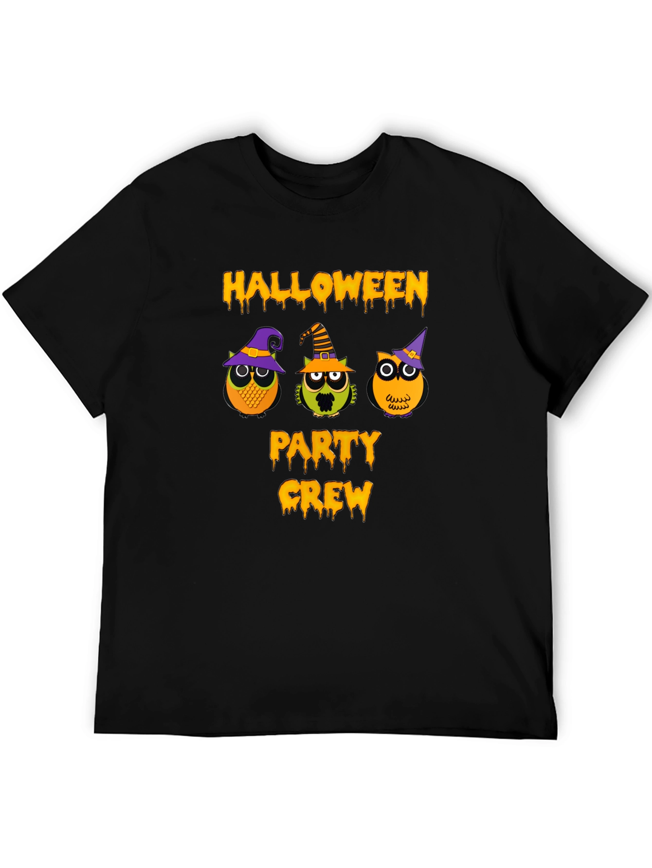 Halloween Party Crew Owl T-Shirt