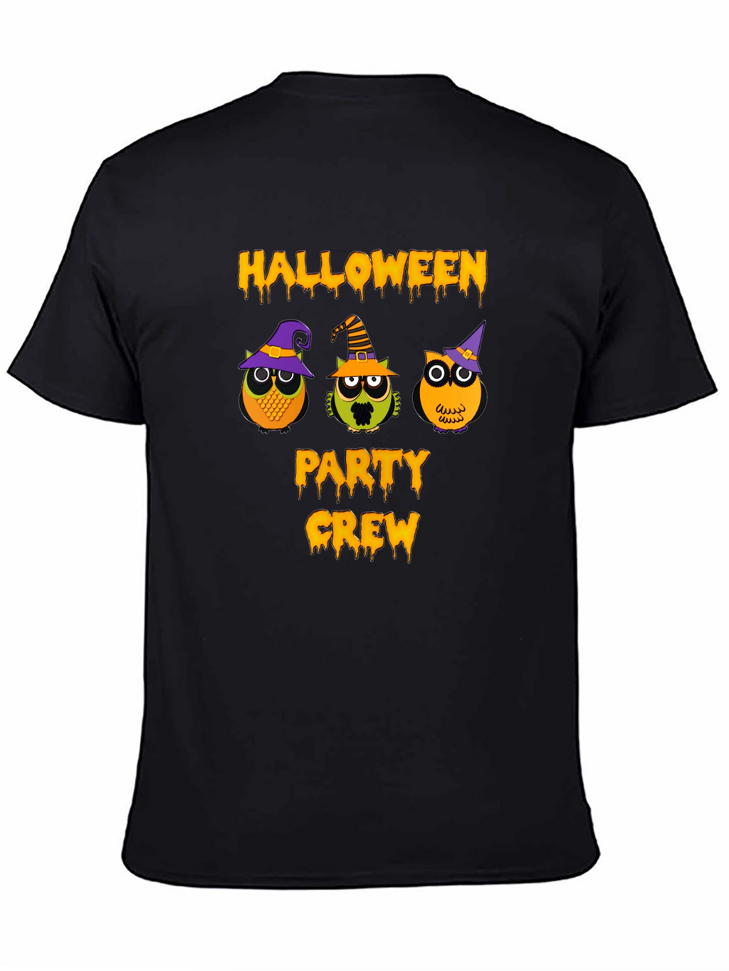 Halloween Party Crew Owl T-Shirt