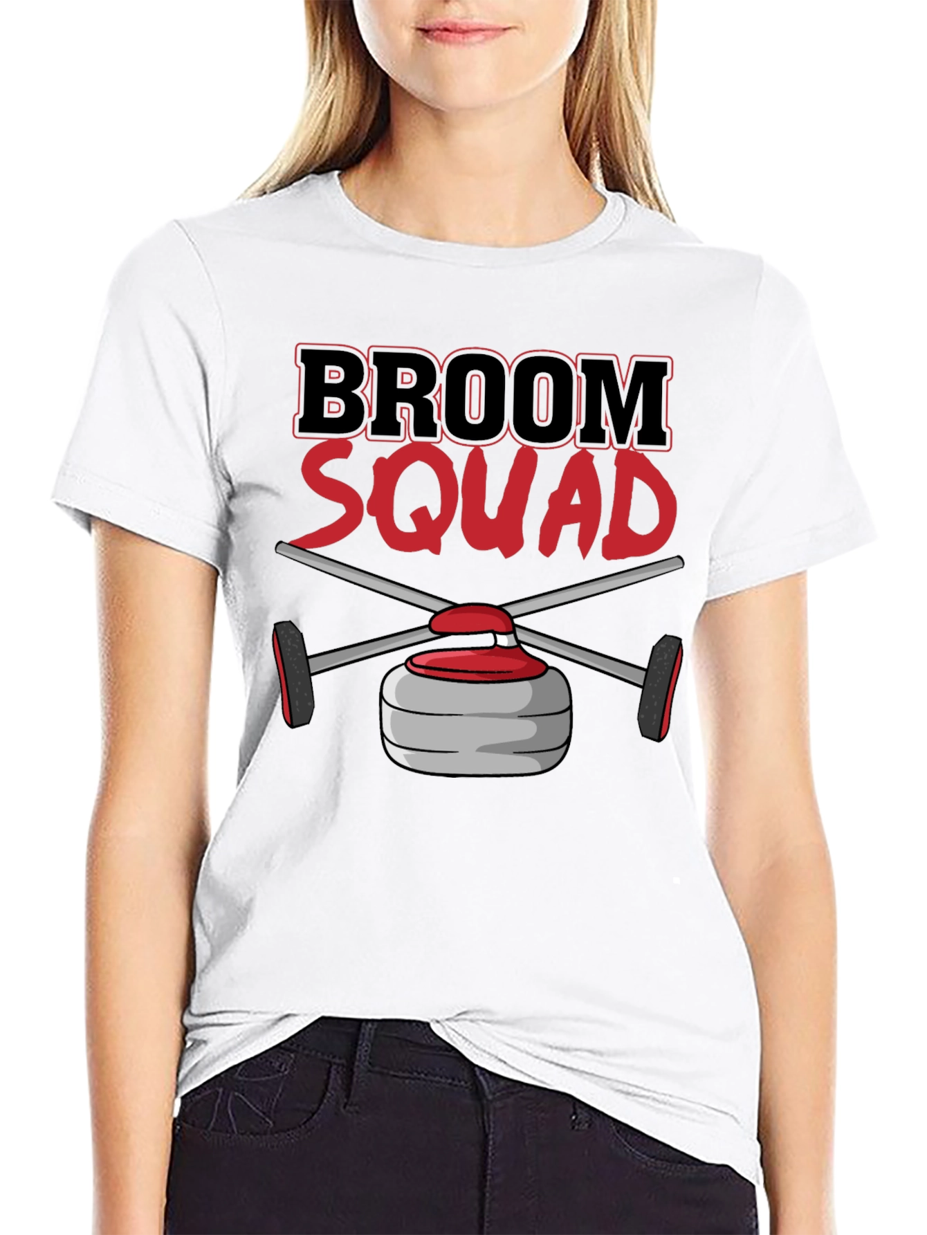 Broom Squad Curling T-Shirt - Novelty Sports Tee