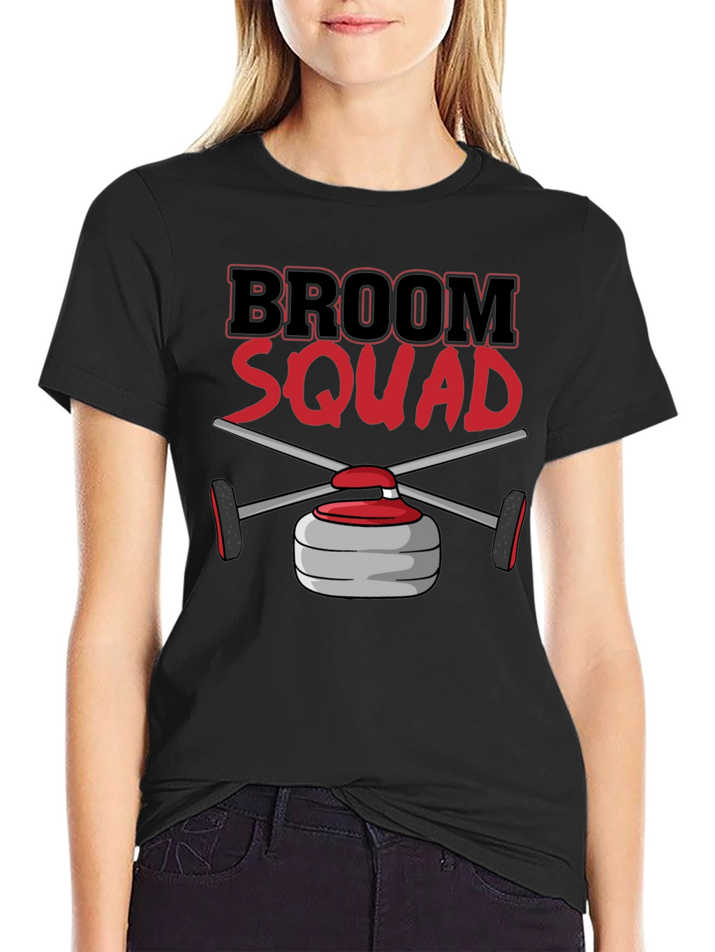 Broom Squad Curling T-Shirt - Novelty Sports Tee