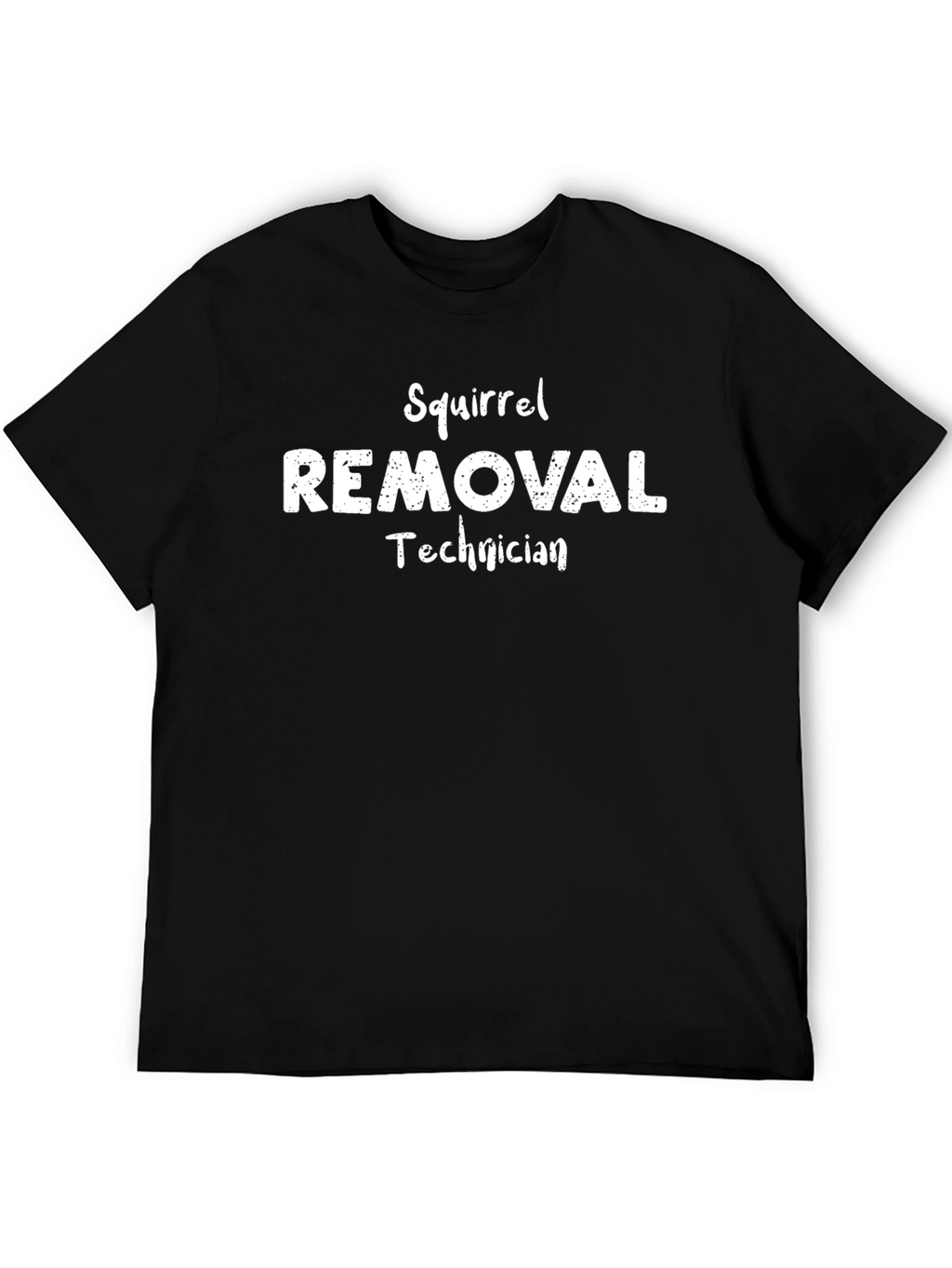 Squirrel Removal Technician Black T-Shirt