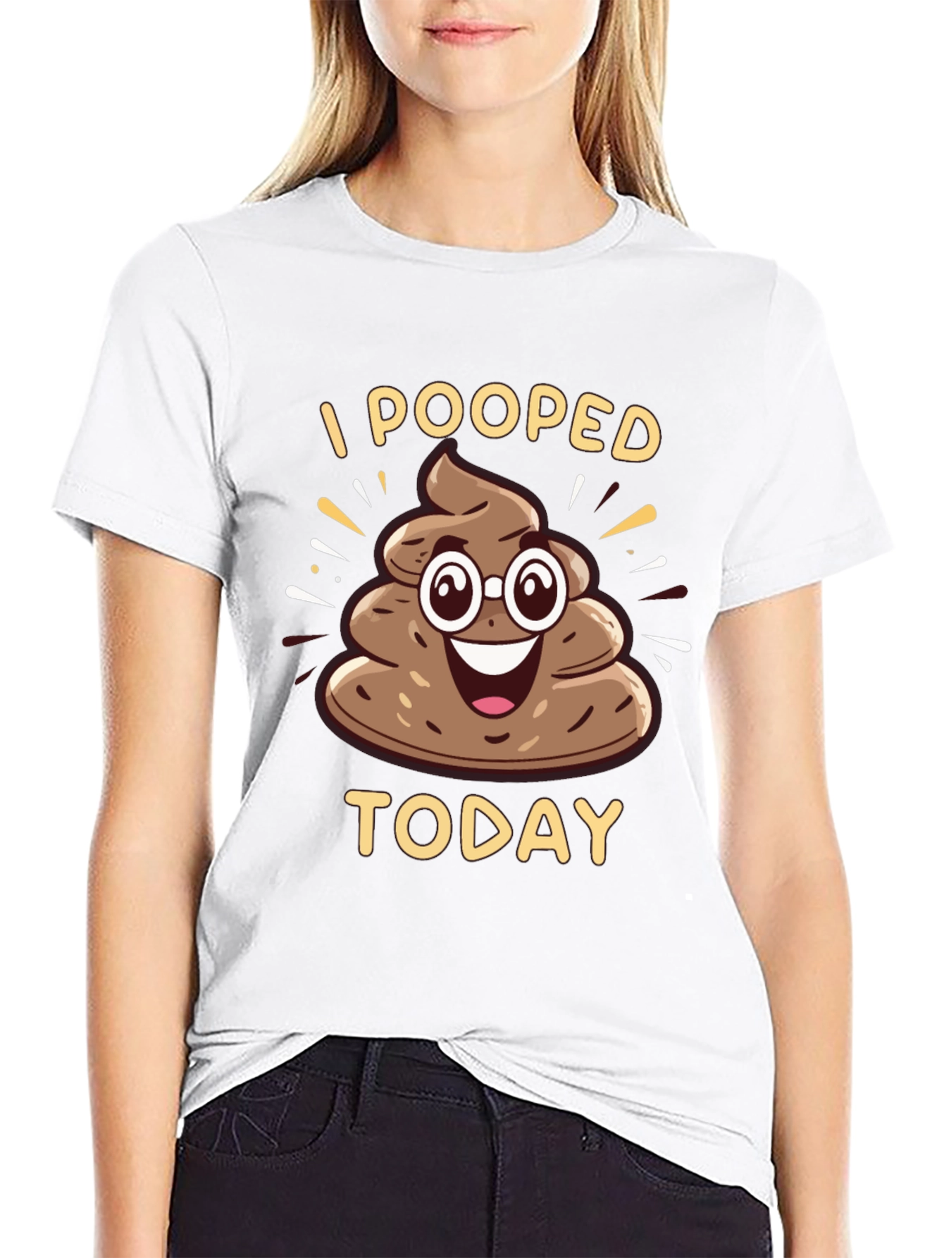 I Pooped Today Funny T-Shirt