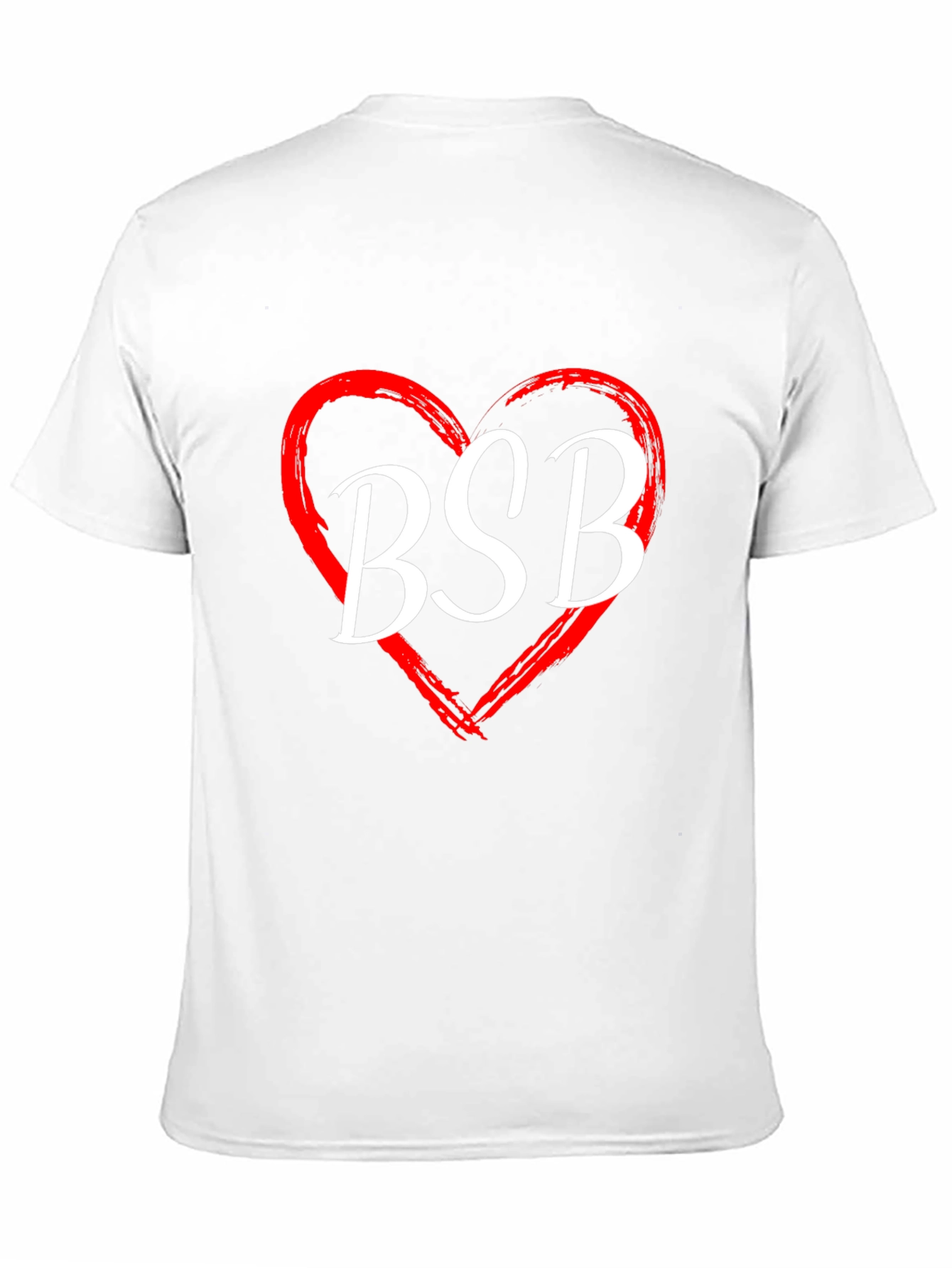 BSB Heart Graphic Tee - Black Cotton T-Shirt