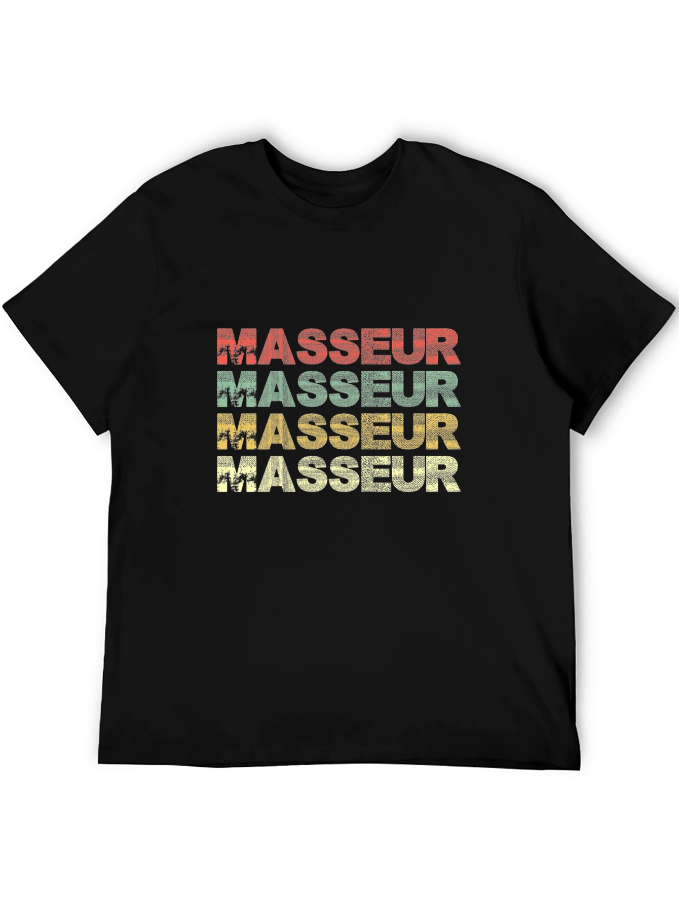 Retro Masseur T-Shirt - Vintage Style Massage Therapist Tee